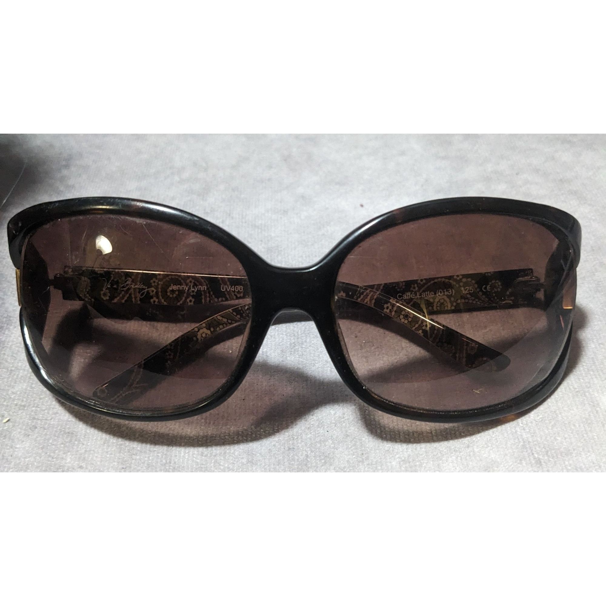 Vera Bradley Vera Bradley Jenn Lynn Caffe Latte Paisley Sunglasses Size ONE SIZE - 4 Thumbnail