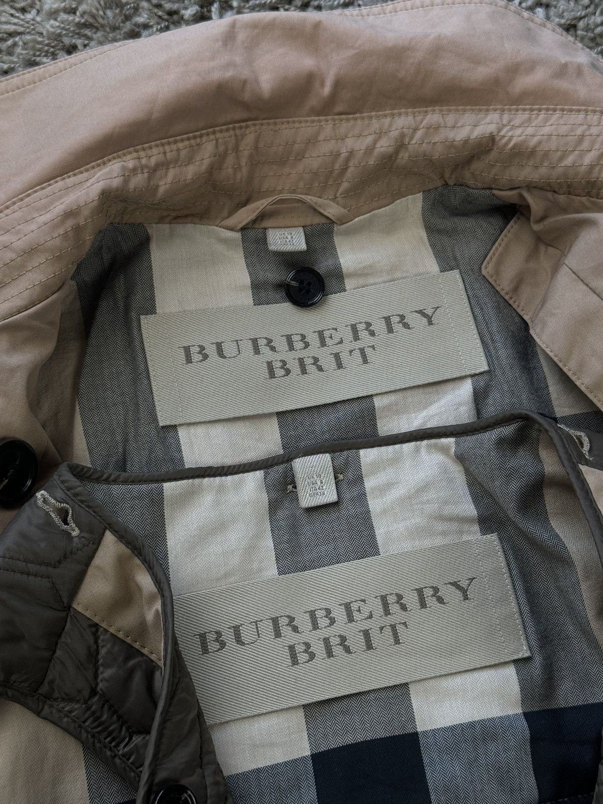 Burberry Rare trench coat Burberry original luxury streetwear item Size S / US 4 / IT 40 - 5 Thumbnail