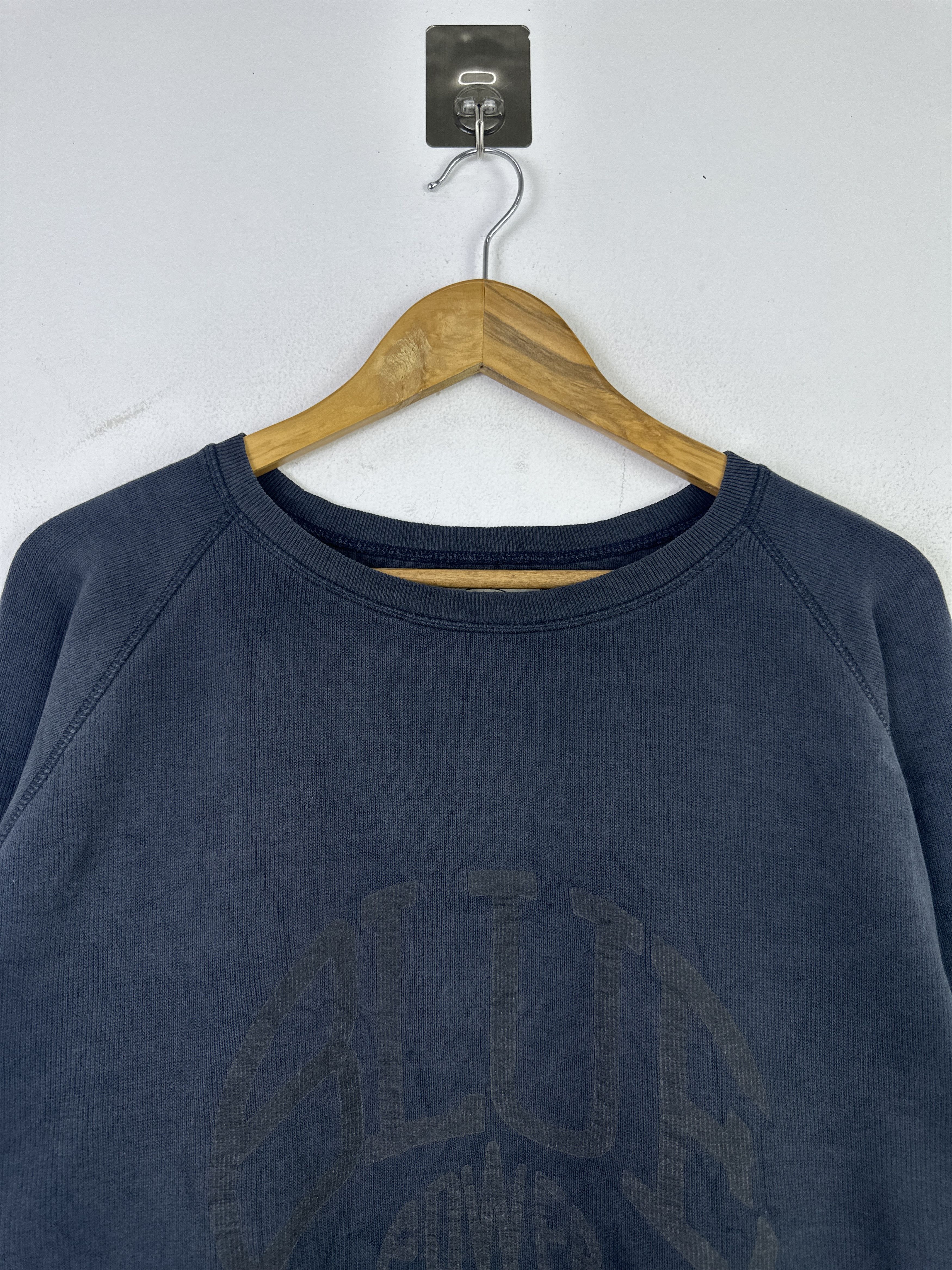 Giorgio Armani Vintage Armani Jeans "Blue Power" Navy Sweatshirt BP0010 Size US L / EU 52-54 / 3 - 2 Thumbnail