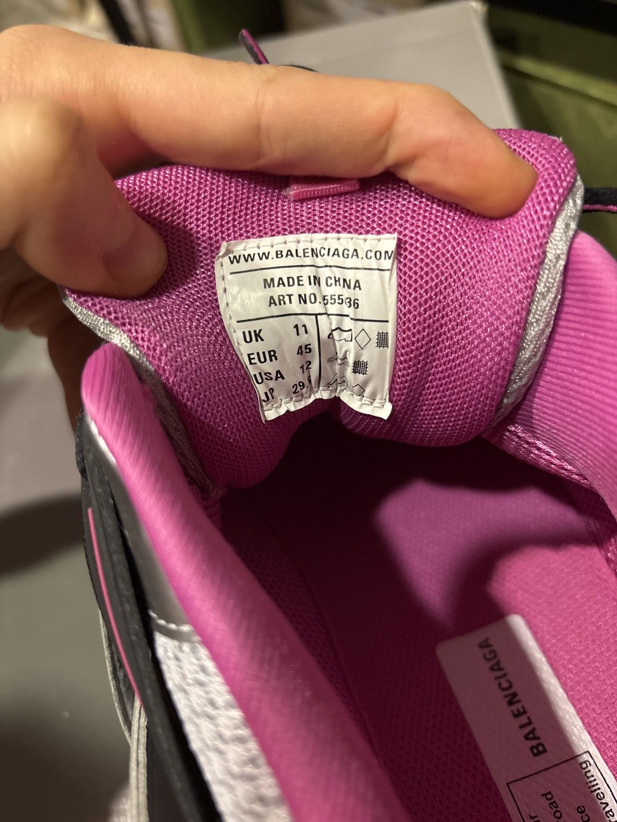 Balenciaga Balenciaga Pink/Black/Grey LED Tracks Size US 12 / EU 45 - 6 Thumbnail
