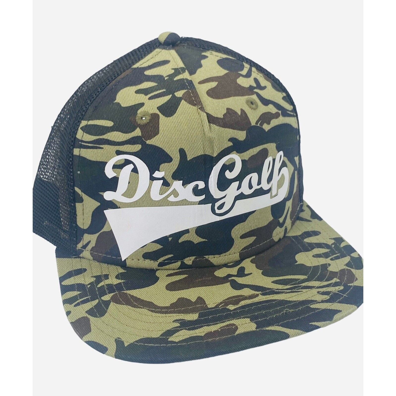 The Unbranded Brand Disc Golf DISCGOLF BASEBALL Logo Hat Trucker Cap Snap Back Size ONE SIZE - 12 Thumbnail
