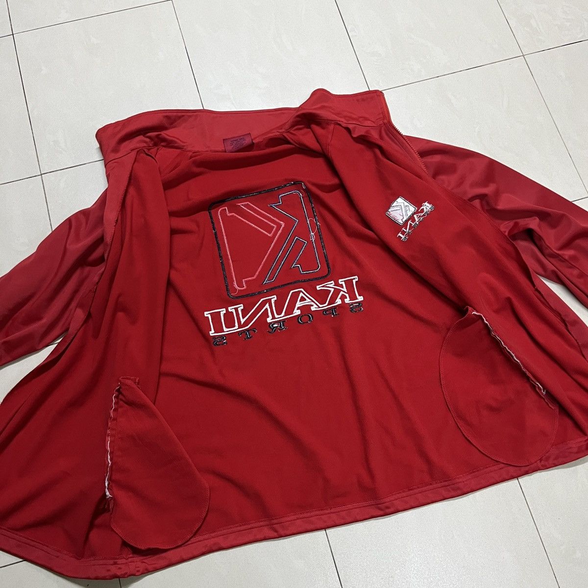 Karl Kani × Rap Tees × Vintage Vintage Karl Kani Big Logo Track Jacket Size US L / EU 52-54 / 3 - 8 Thumbnail