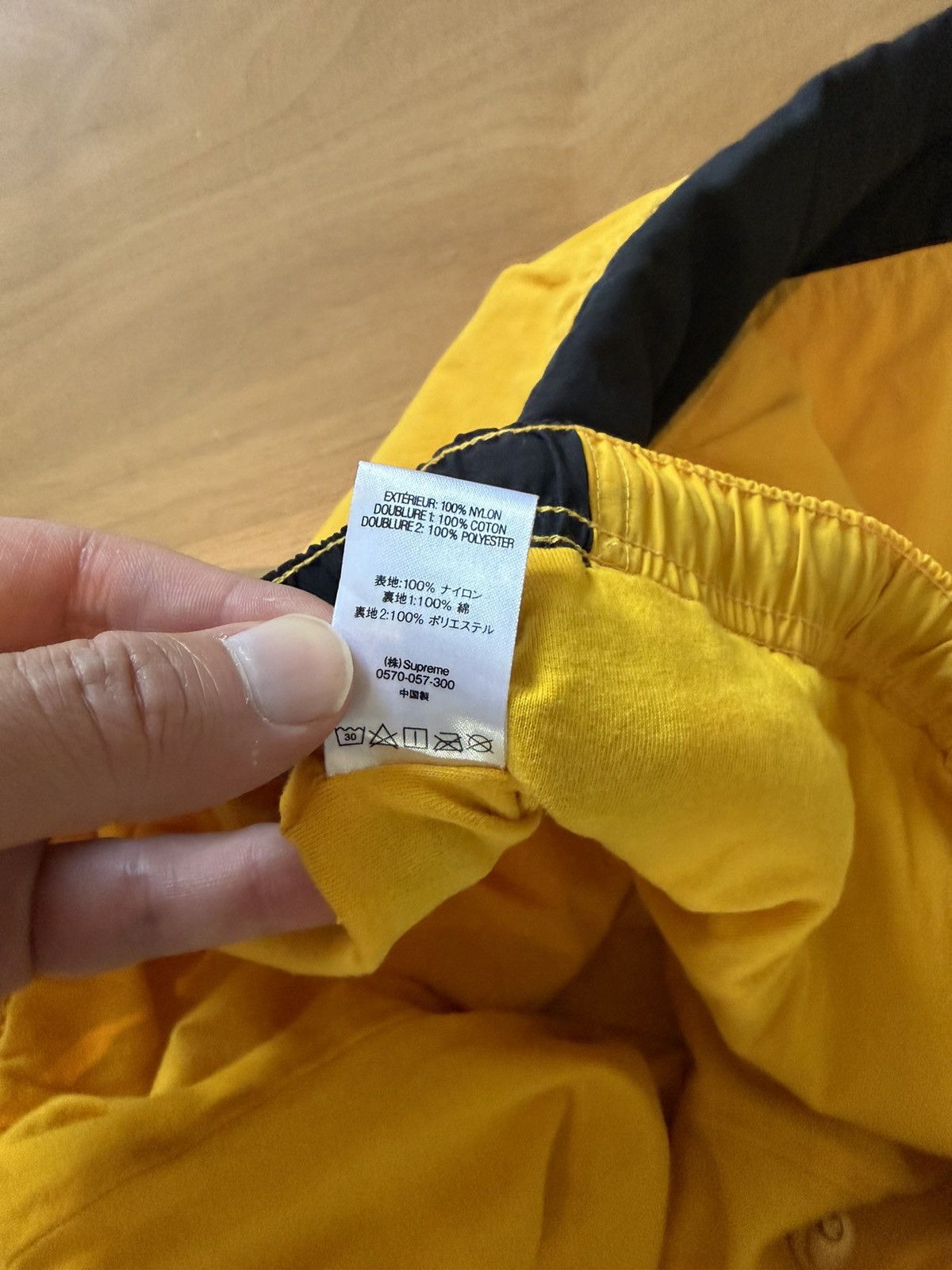 Supreme Supreme Logo Track Pants Yellow Black Size US 36 / EU 52 - 6 Thumbnail