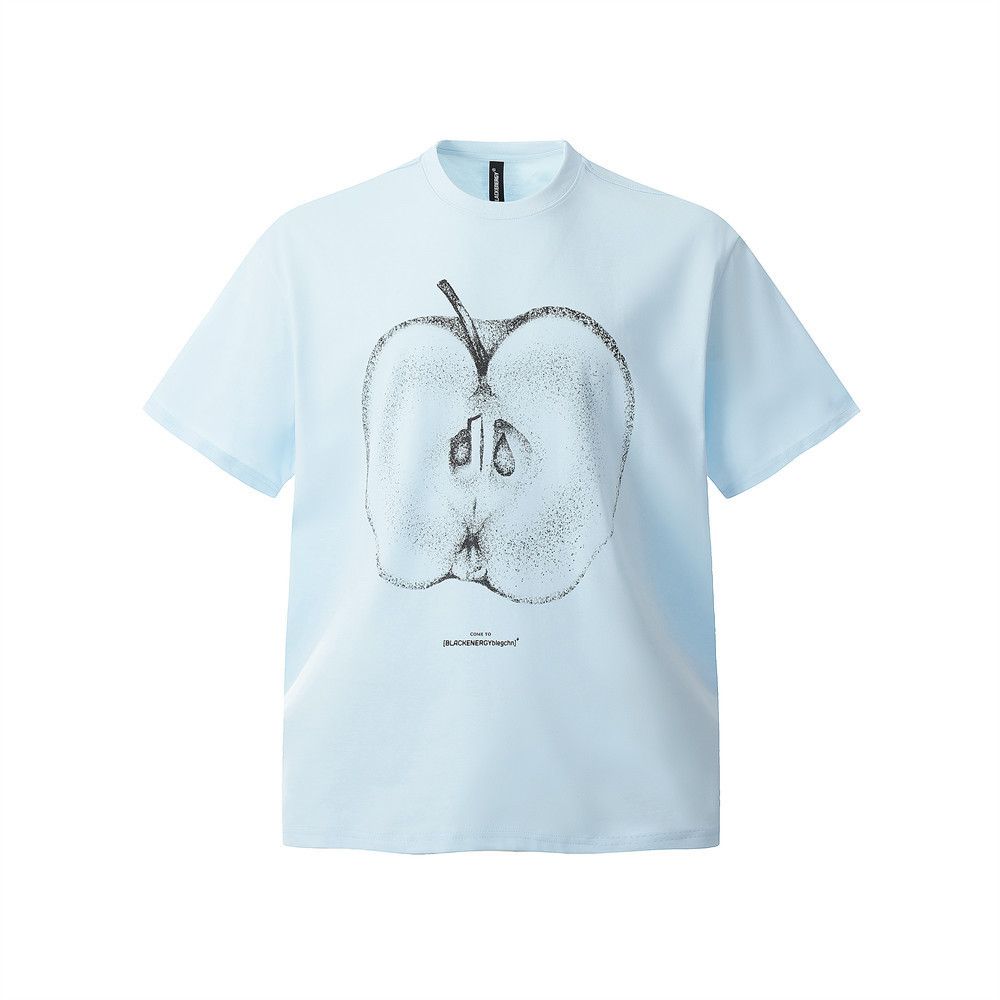 Japanese Brand × Vintage Men's casual simple street creative apple print T-shirt Size US M / EU 48-50 / 2 - 1 Thumbnail