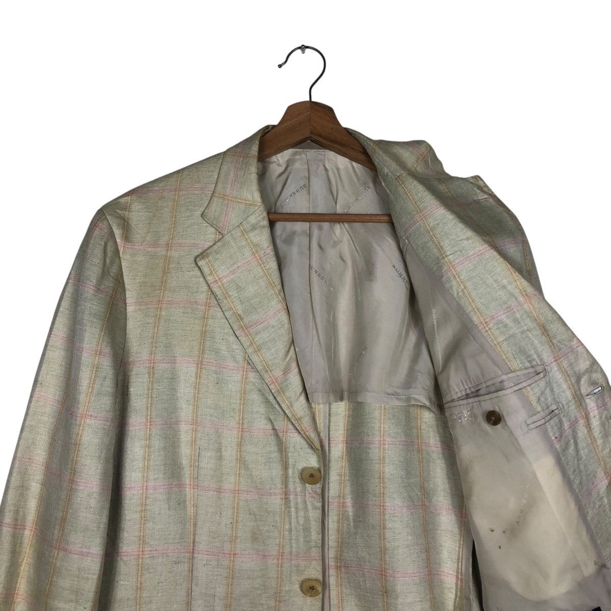 Burberry 📌Vintage Burberry London Casual Jacket Tartan Design Size US M / EU 48-50 / 2 - 13 Thumbnail