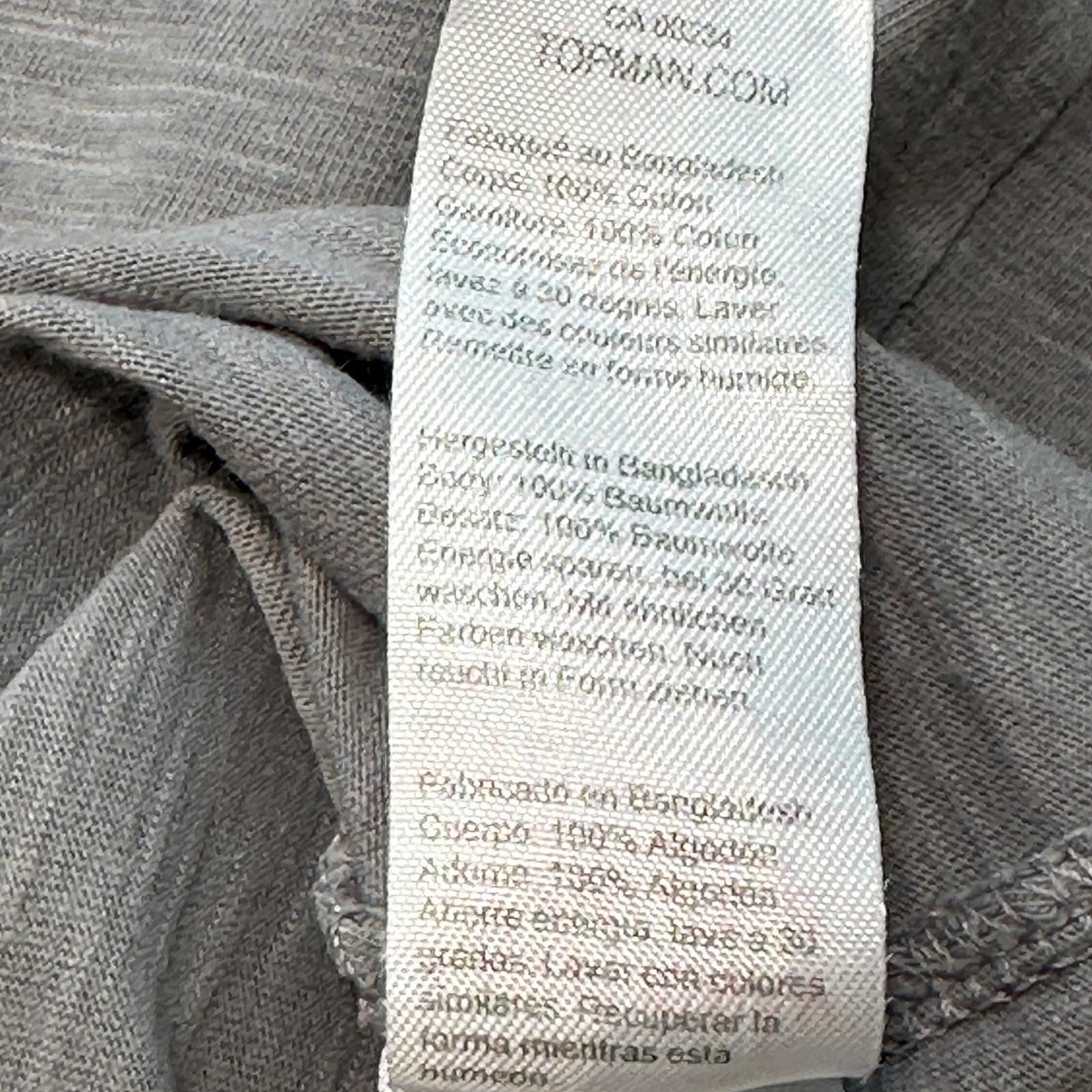 Topman TopMan T-Shirt Men's UK Size XL Grey Short Sleeve Crew Neck Size US XL / EU 56 / 4 - 9 Thumbnail