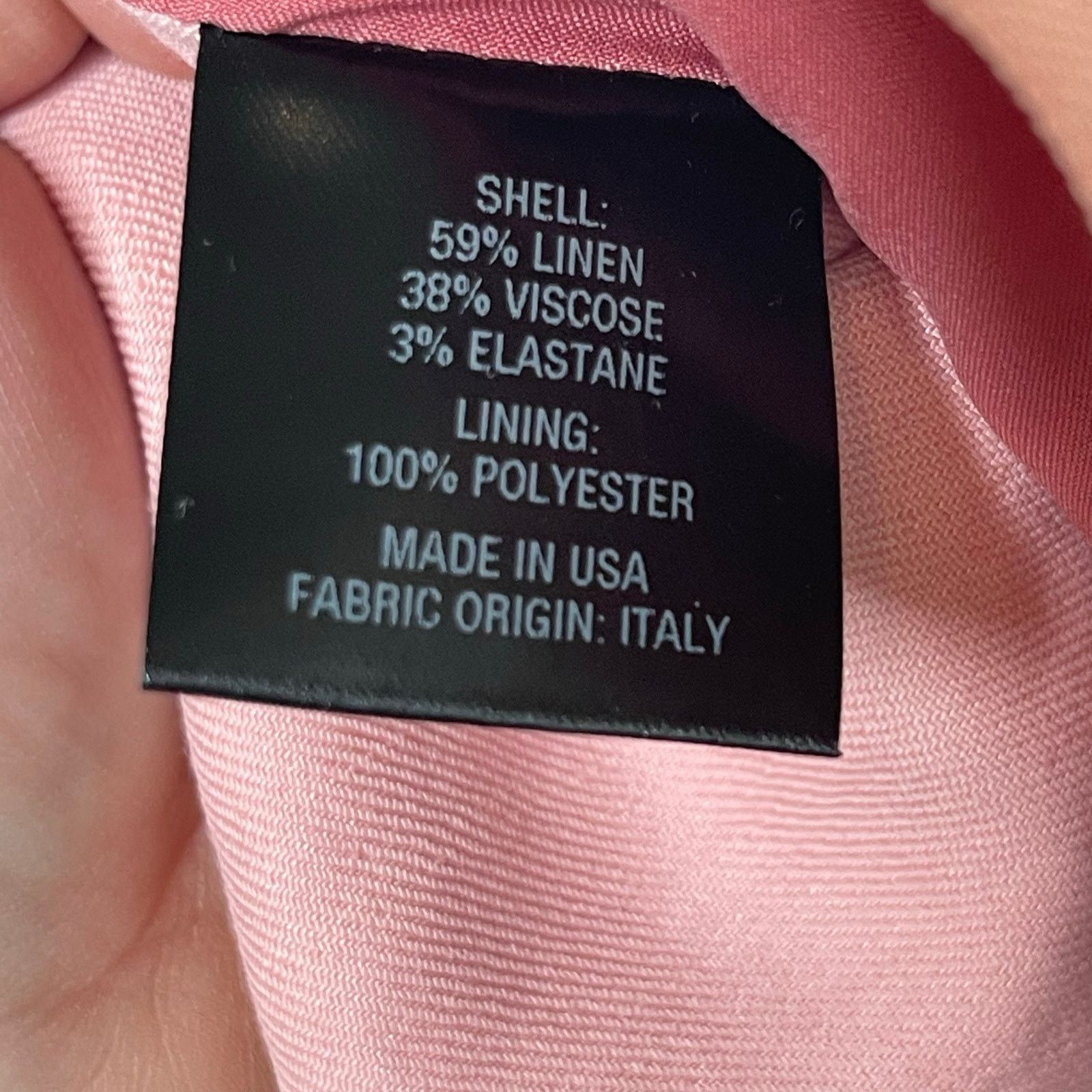 Other Argent pink 2 button closure linen blend blazer sz 4 Size S / US 4 / IT 40 - 6 Thumbnail