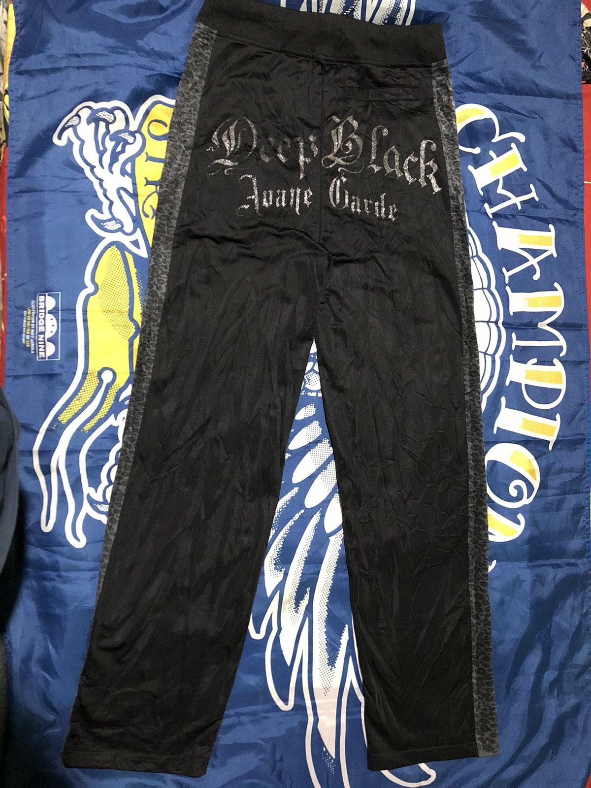 If Six Was Nine × Japanese Brand Avant Garde Japanese Shiftup Cross Skull Leopard Trackpant Size US 30 / EU 46 - 5 Thumbnail