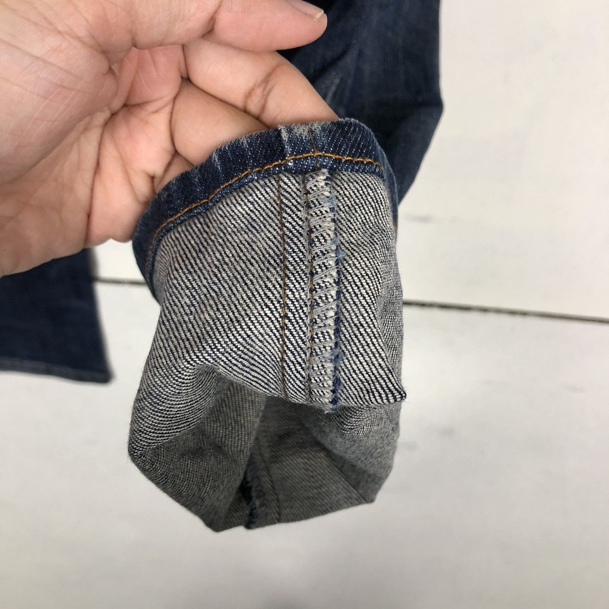 FACTOTUM 🔥Rare Punk Design Bowcut Distressed Denim Factotum Japan Size US 28 / EU 44 - 11 Thumbnail