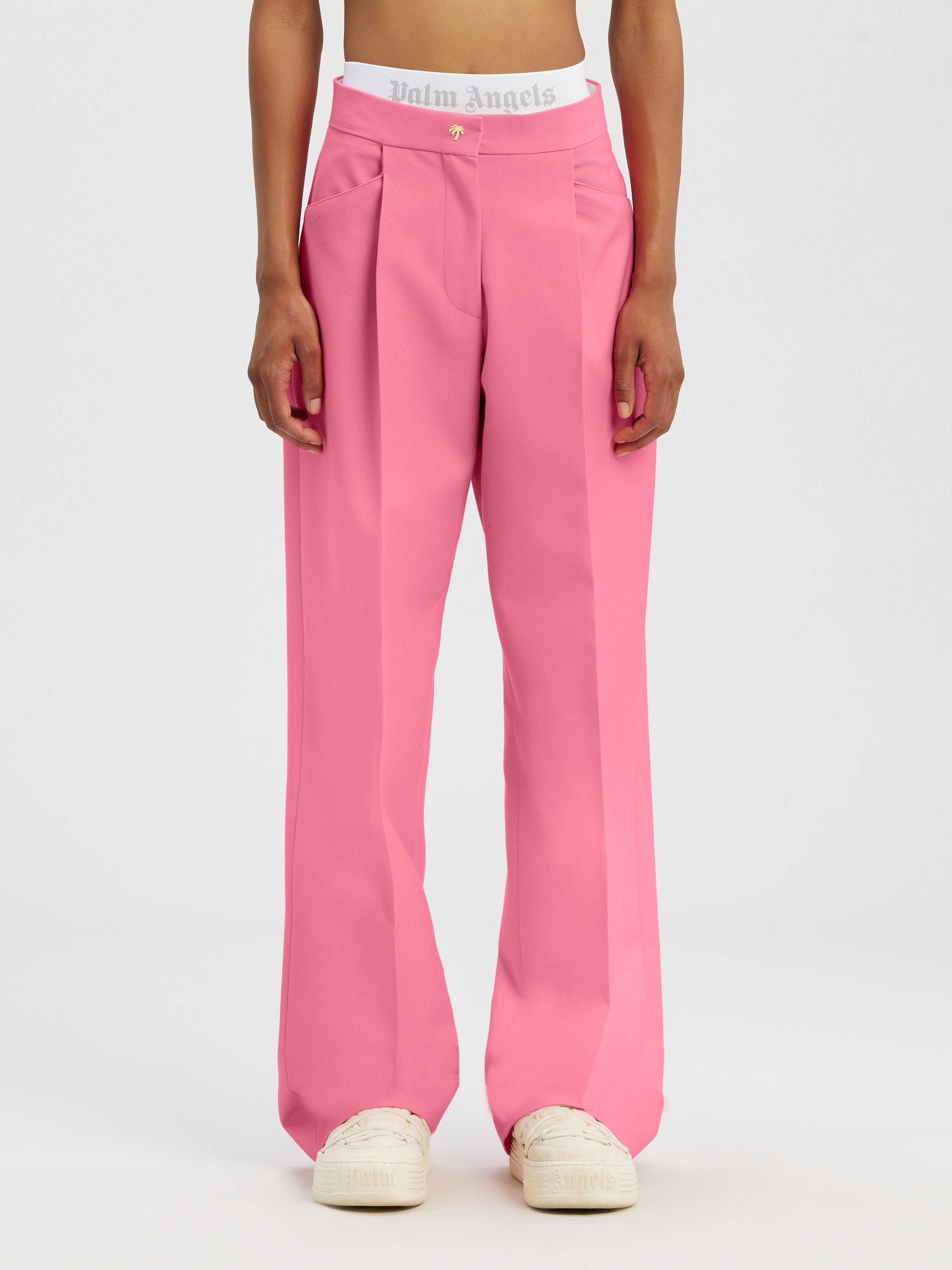 Palm Angels o1y1125 Casual Pant in Fuchsia Size 27" / US 4 / IT 40 - 2 Thumbnail