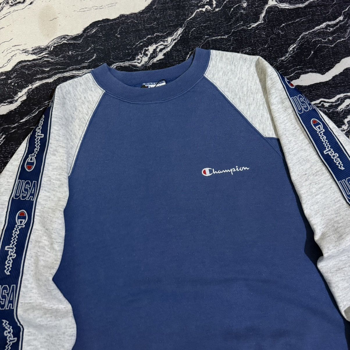 Vintage Vintage champion usa taped sweatshirt Size US M / EU 48-50 / 2 - 2 Thumbnail
