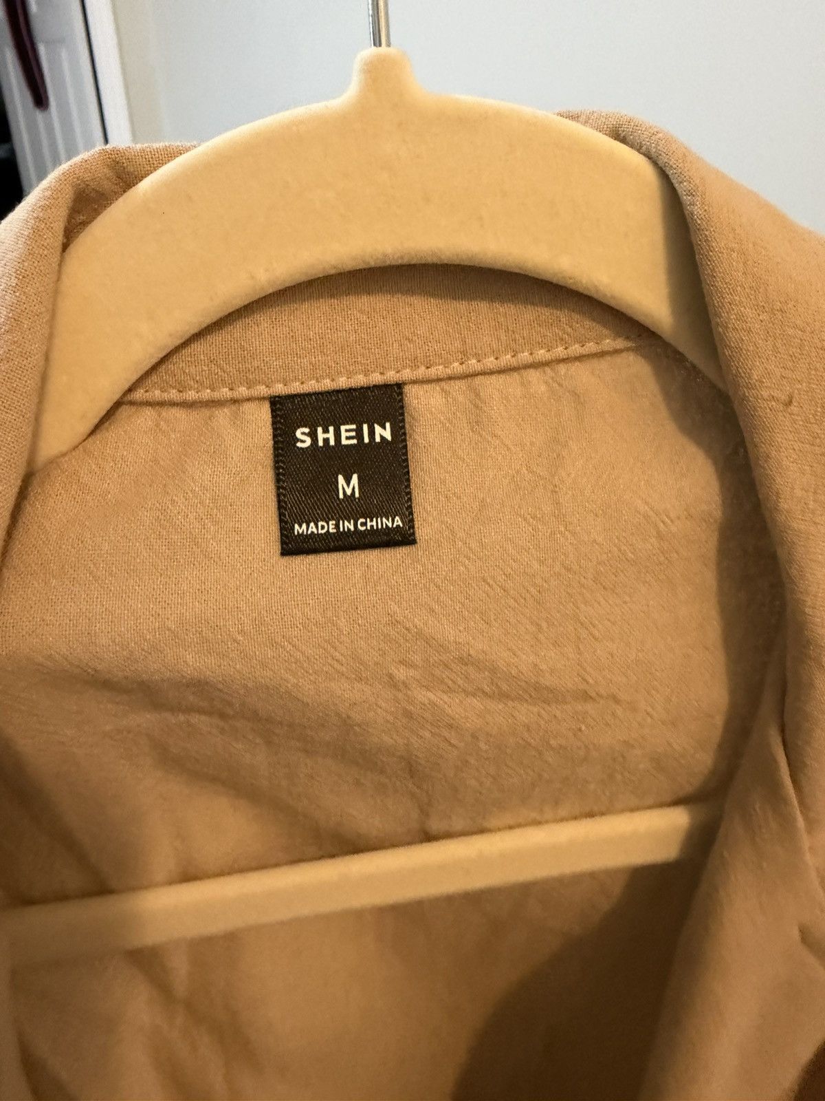 Shein SHEIN Manfinity Lapel Collar Button Up Shirt + Shorts Set Size US M / EU 48-50 / 2 - 4 Thumbnail