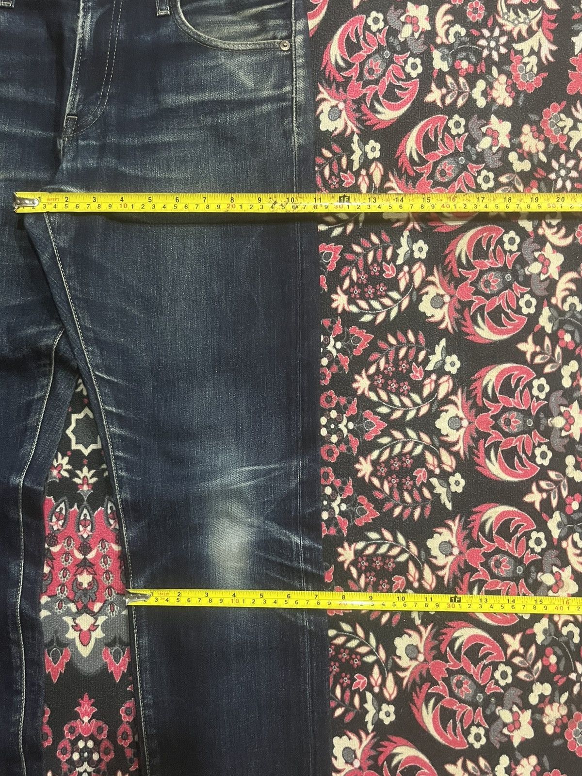 Undercover × Uniqlo Uniqlo Dark Blue Faded Washed Slim Straight Selvedge Jeans Size US 30 / EU 46 - 13 Thumbnail