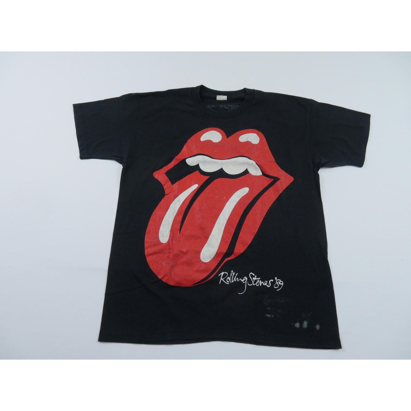 Zadig & Voltaire Rolling Stones 1989 Tour Rock Black Red T-Shirt Sz L Size US L / EU 52-54 / 3 - 1 Thumbnail