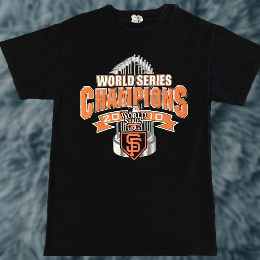 Vintage VINTAGE 2010 SF Giants World Series Champs Eddie Renteria AOP Shirt S Baseball Grunge Size US S / EU 44-46 / 1 - 1 Thumbnail