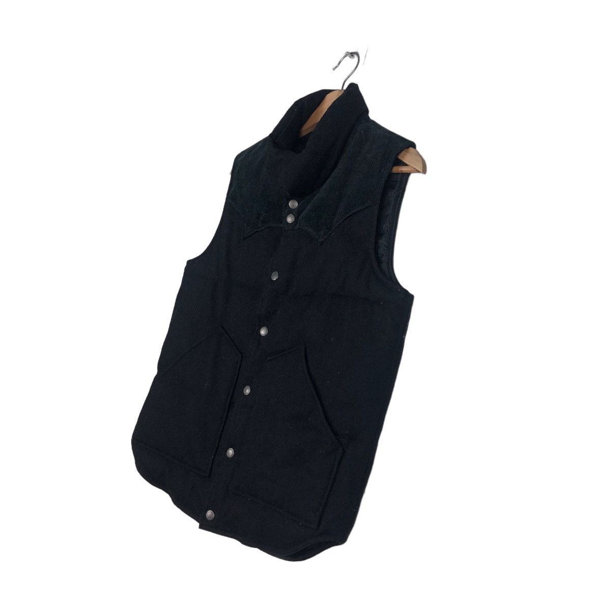 Edwin 🔥Rich Black Biker Vest Edwin Fieldman Racer Cowboy Size US S / EU 44-46 / 1 - 2 Thumbnail