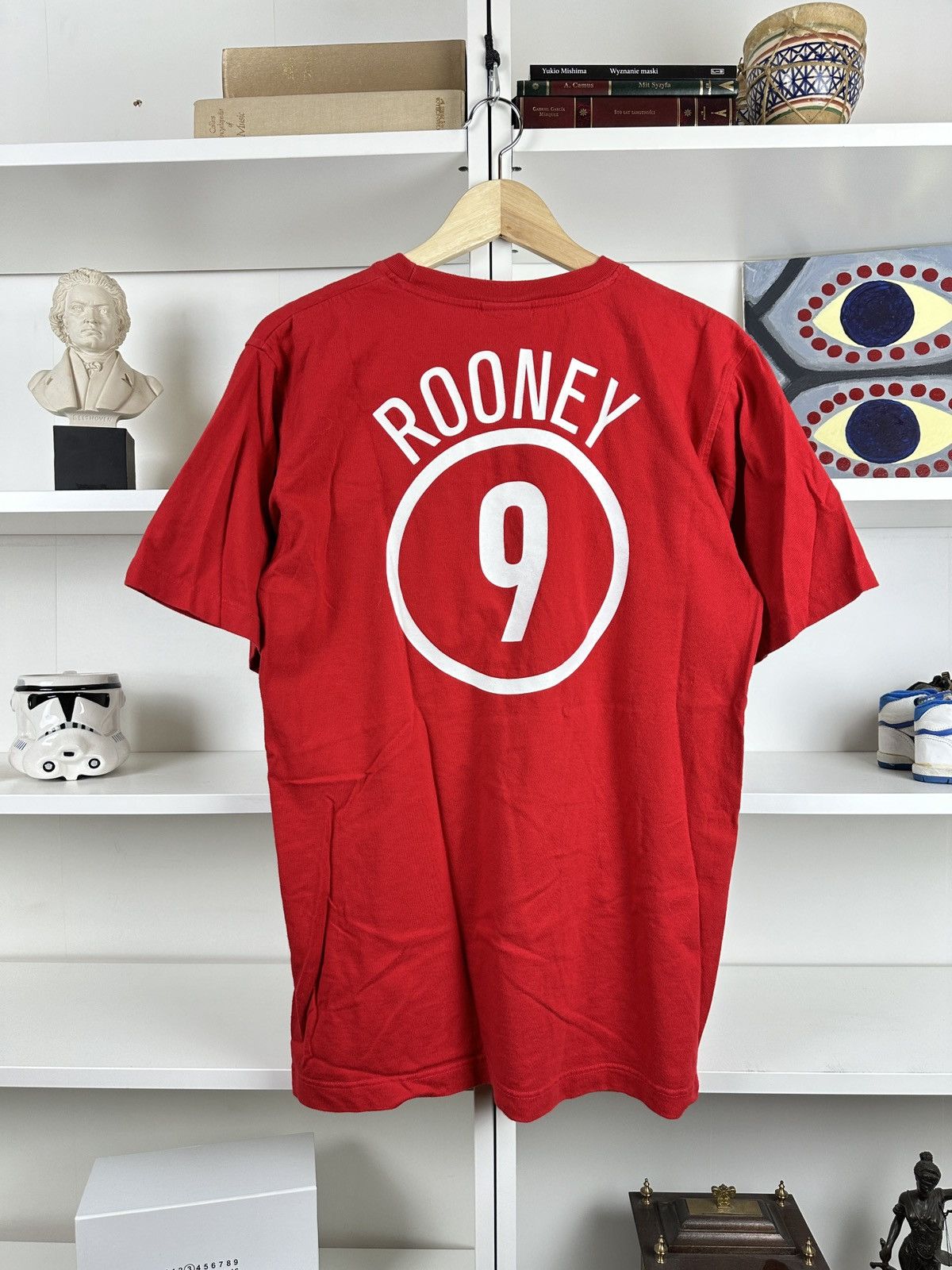 Nike Nike Rooney #9 england 2000s tee t-shirt Size US M / EU 48-50 / 2 - 1 Thumbnail
