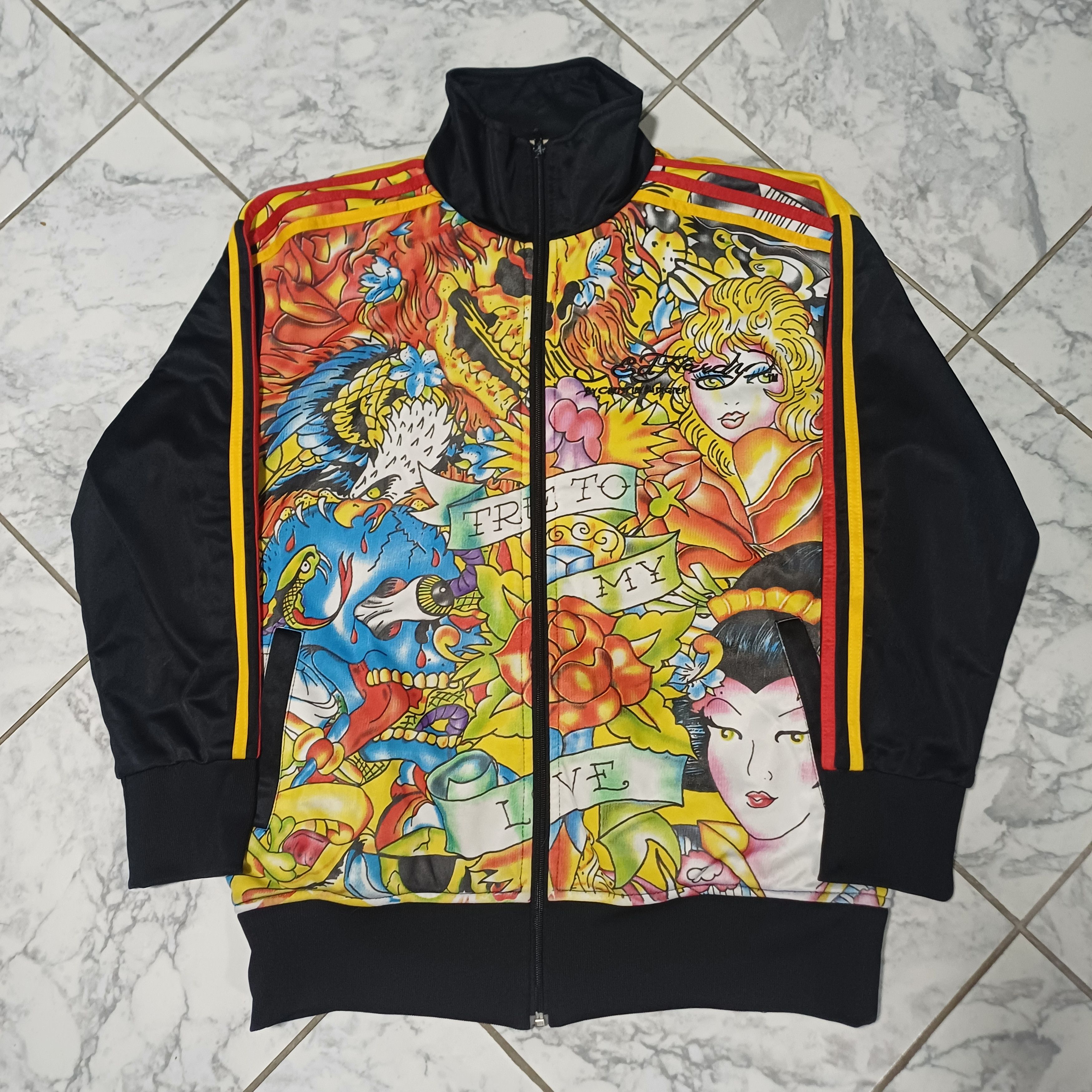 Christian Audigier Ed Hardy track jacket zip up Size US M / EU 48-50 / 2 - 1 Thumbnail