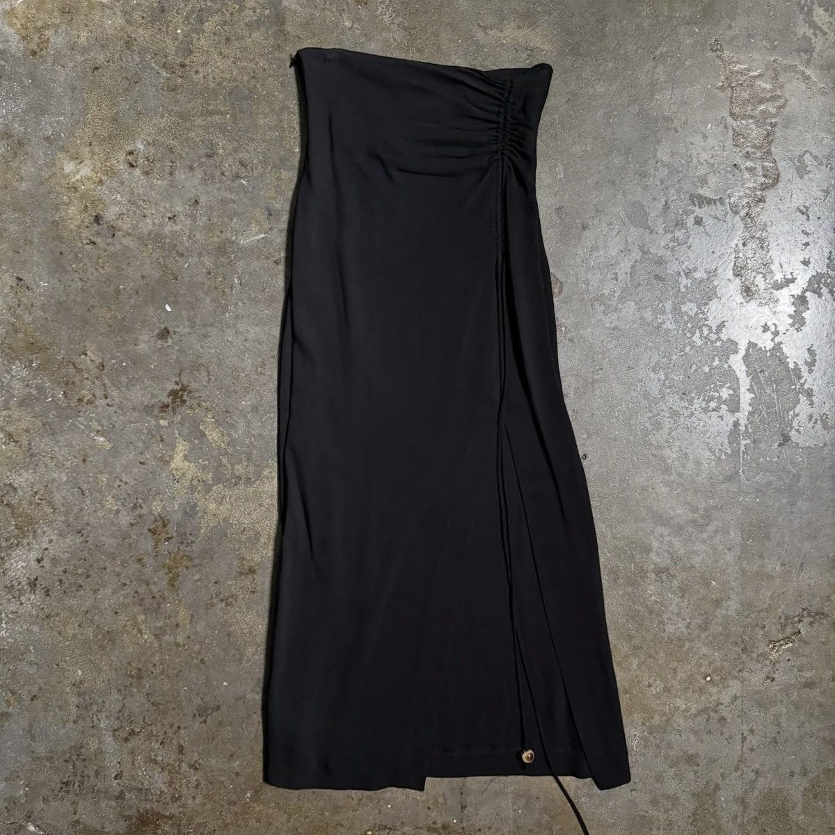 Lemaire LEMAIRE SIDE SLIT MAXI SKIRT - BLACK - S Size 26" / US 2 / IT 38 - 1 Thumbnail
