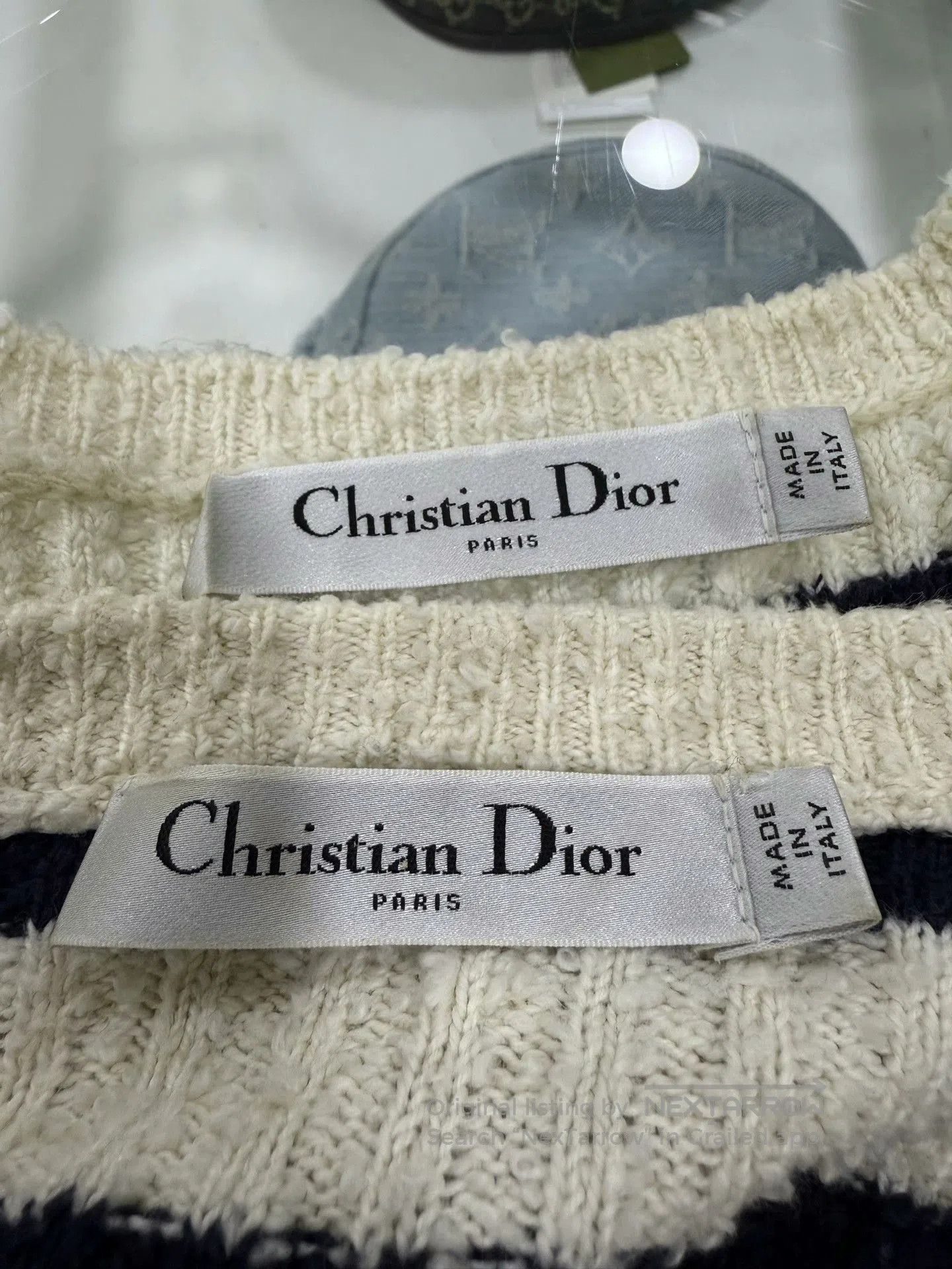 Dior Dior Striped Distressed Knit Two. Size XS / US 0-2 / IT 36-38 - 5 Thumbnail