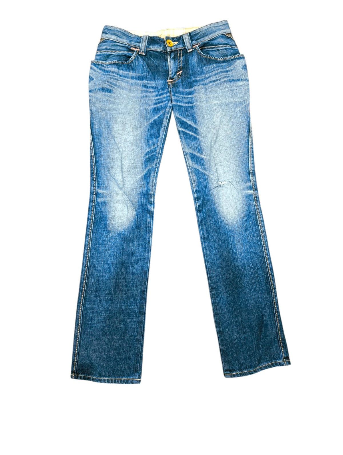 Edwin Vintage Edwin BT0552 Distressed Grunge Rock Jeans Size 33" - 2 Thumbnail