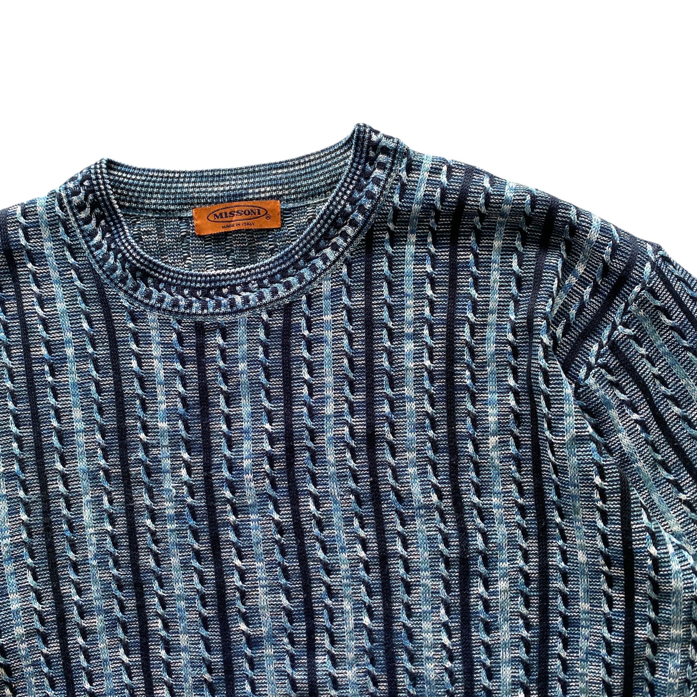 Missoni Vintage Missoni Cable Knit Knitted Pullover Sweater Size US M / EU 48-50 / 2 - 3 Thumbnail