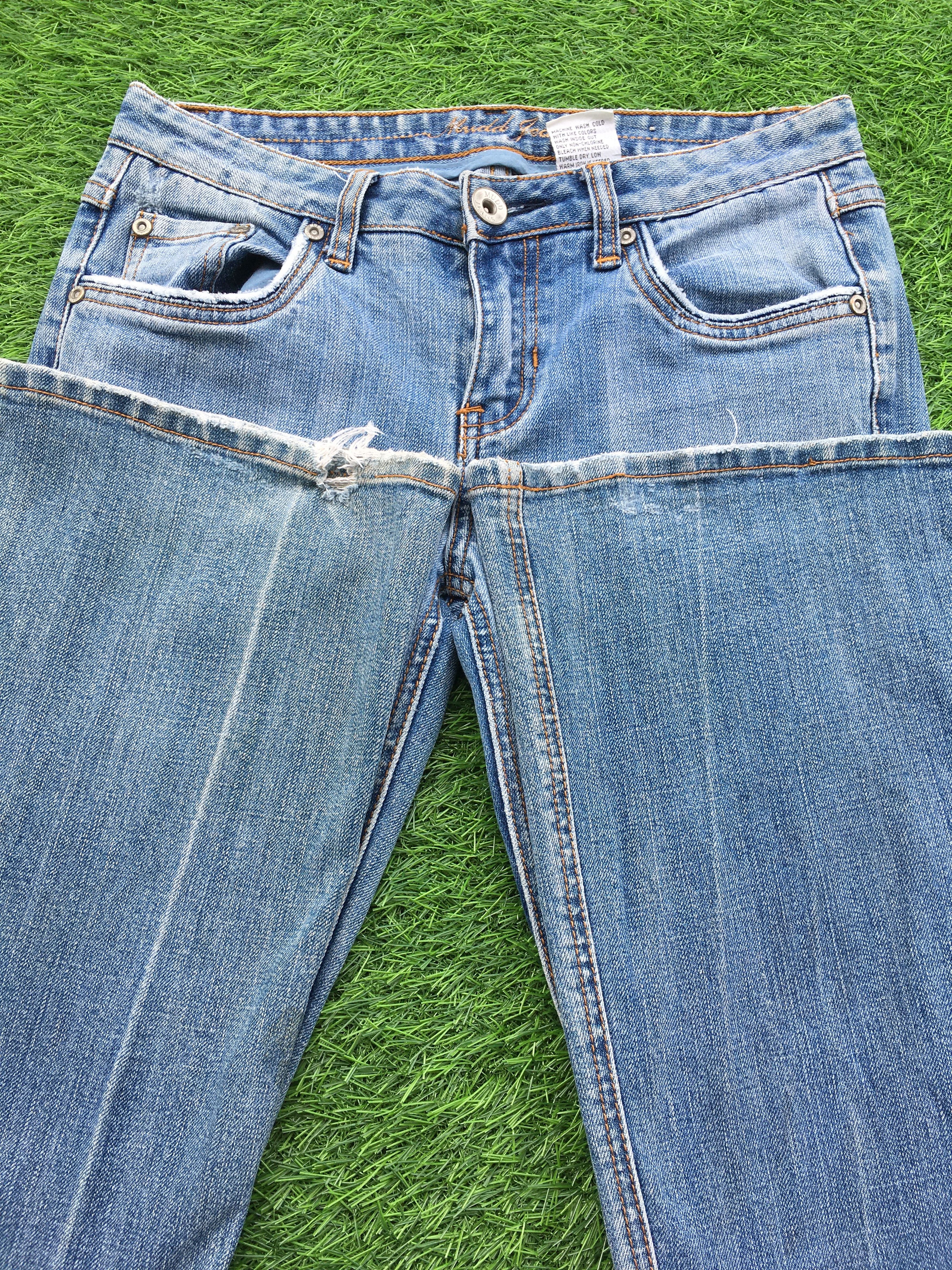 Designer × Jean Y2K Bootcut Stretch Jeans D-998 Size 26" / US 2 / IT 38 - 6 Thumbnail