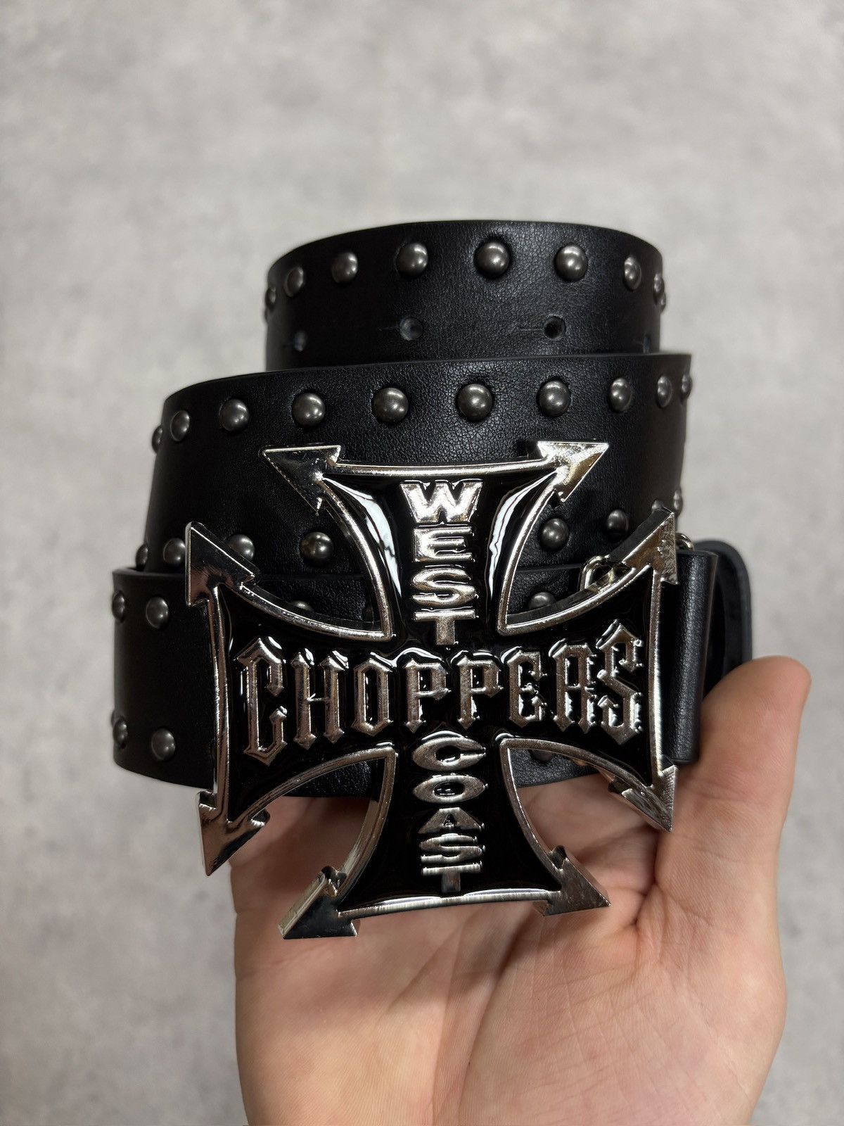ビンテージ　west coast choppers バックル　アイアンクロス Vintage West Coast Choppers | Grailed