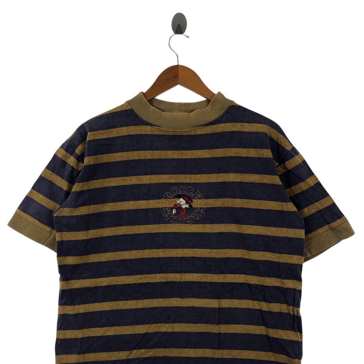 Iceberg Italian Luxury Brand ICEBERG ITALY STRIPE T-Shirt Size M / US 6-8 / IT 42-44 - 2 Thumbnail