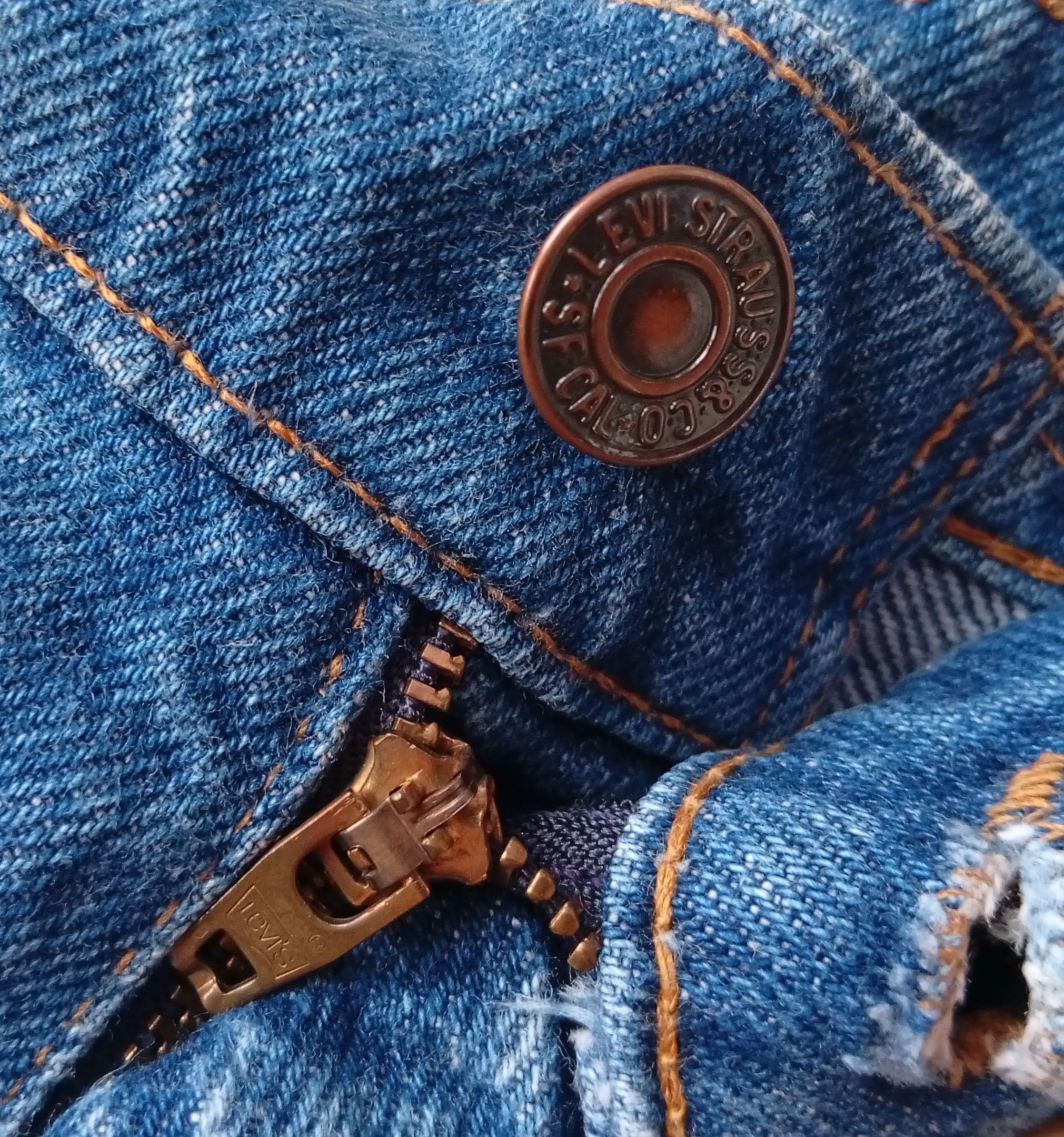 Levi's Vintage Levi's 510 rework skirt Size 29" - 3 Thumbnail