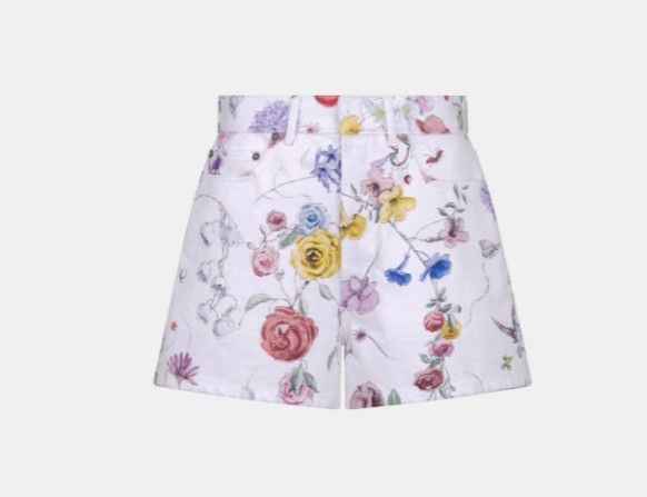 Dior o1w1db11124 Cotton Denim Short in Multicolor Size 32" / US 10 / IT 46 - 1 Thumbnail