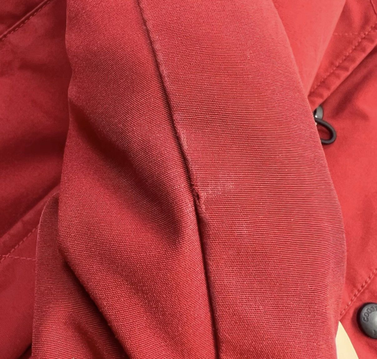 Canada Goose Canada Goose / Red Mid-Length Parka Down Jacket K12 Size XS / US 0-2 / IT 36-38 - 5 Thumbnail