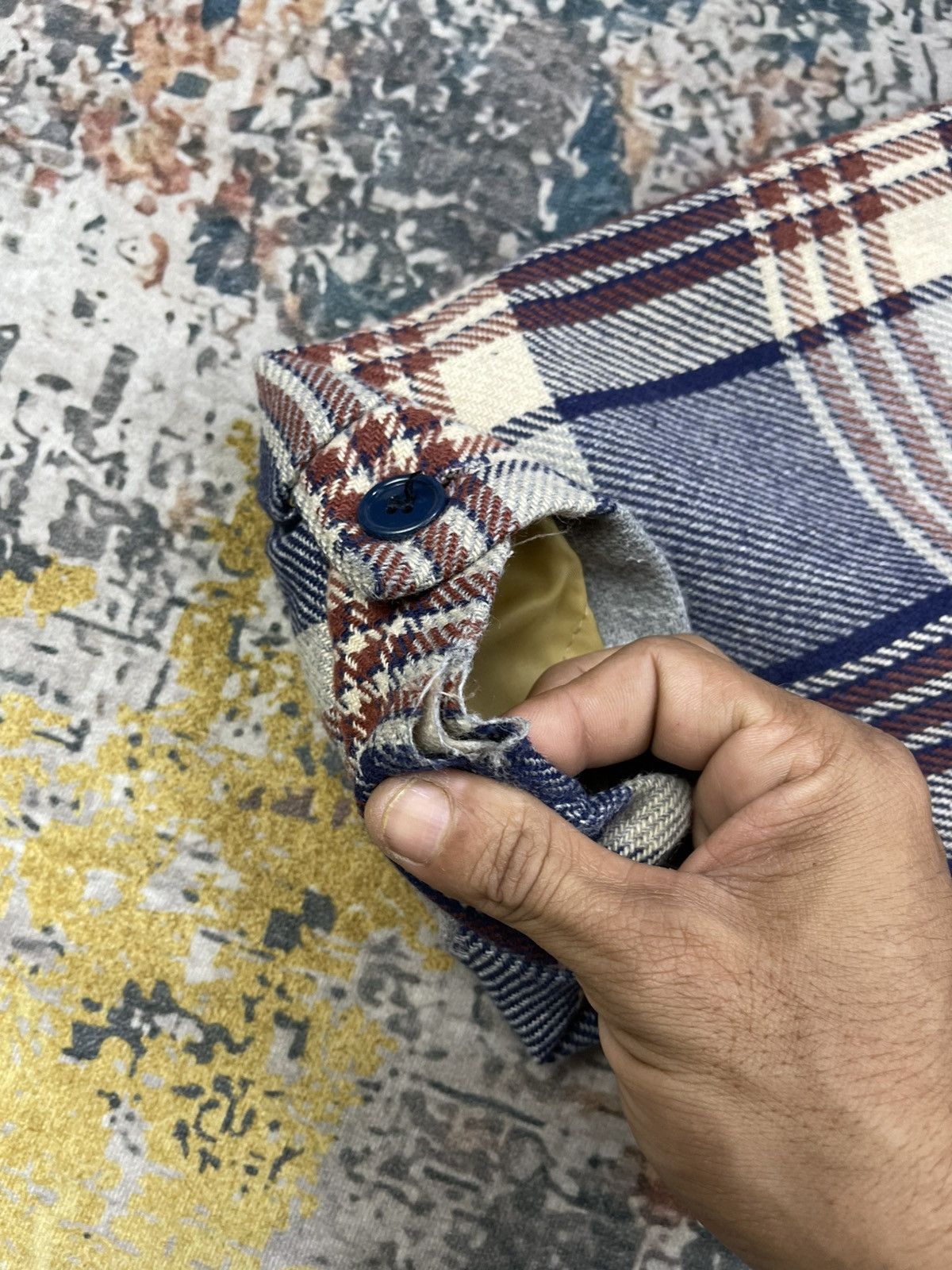 JCPenney Vtg JCpenny Plaid Melton Wool Button Down Overshirt Jacket Size US XL / EU 56 / 4 - 10 Thumbnail