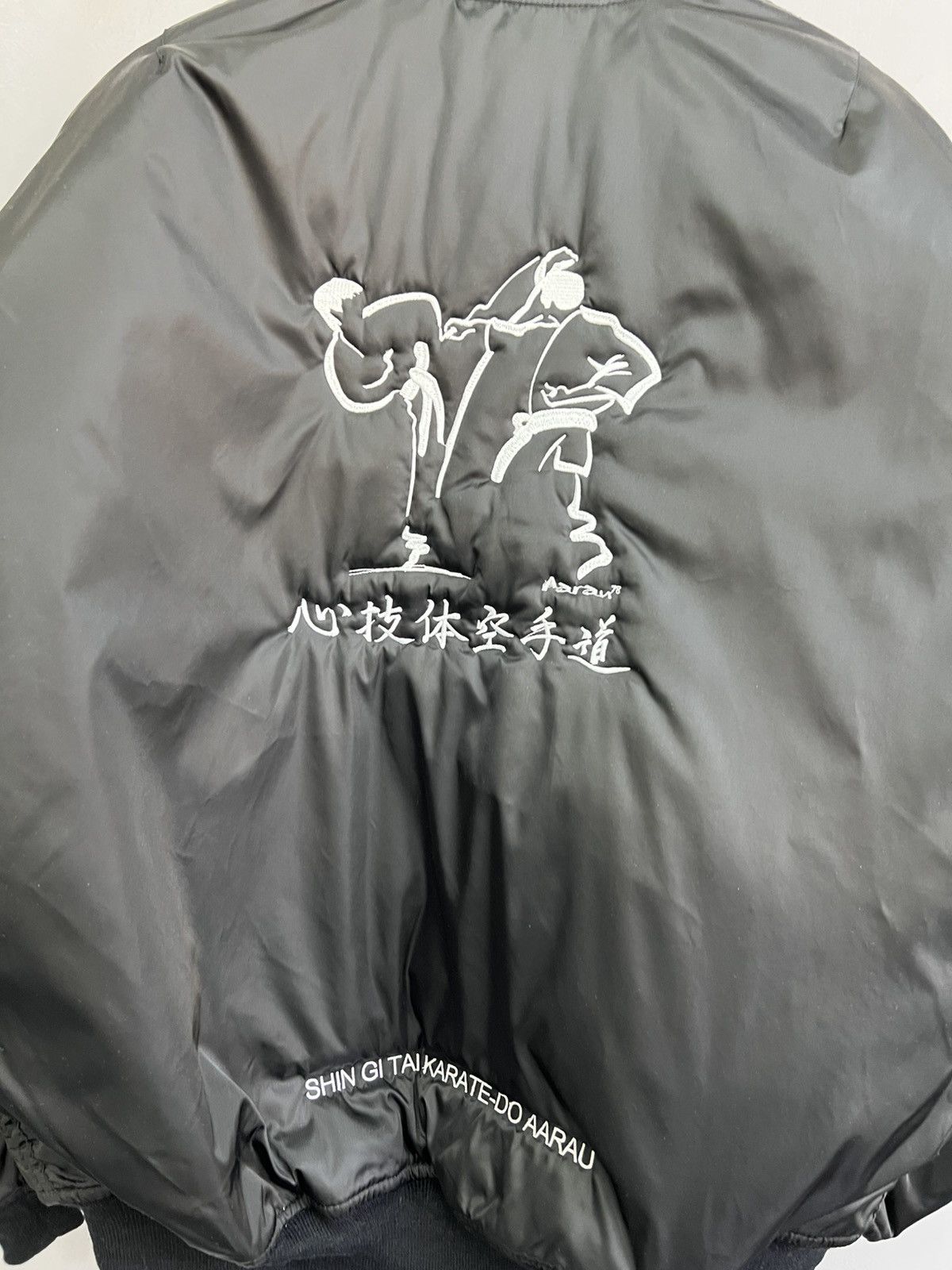 Vintage VINTAGE BOXY MA-1 bomber jacket karate Avant GARDE Size US L / EU 52-54 / 3 - 10 Thumbnail