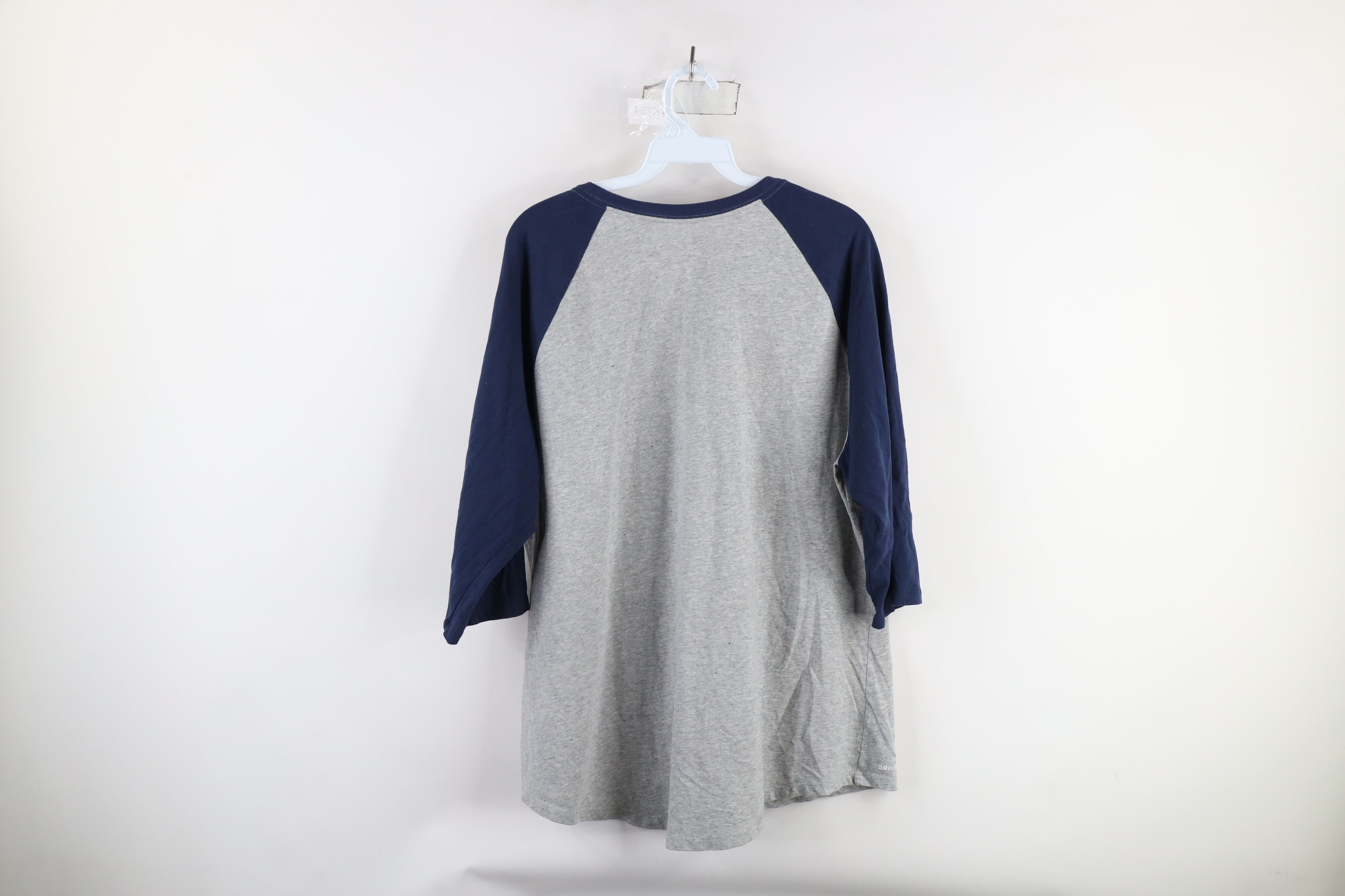 Nike × Vintage Vintage Y2K Nike Swoosh 3/4 Sleeve Baseball Raglan T-Shirt Size US XL / EU 56 / 4 - 8 Thumbnail