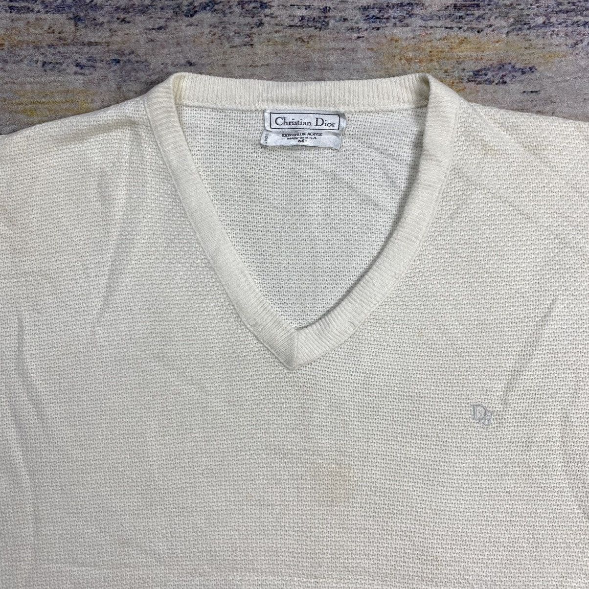 Christian Dior Monsieur × Vintage Vintage 90s christian dior knit sweater Size US M / EU 48-50 / 2 - 2 Thumbnail