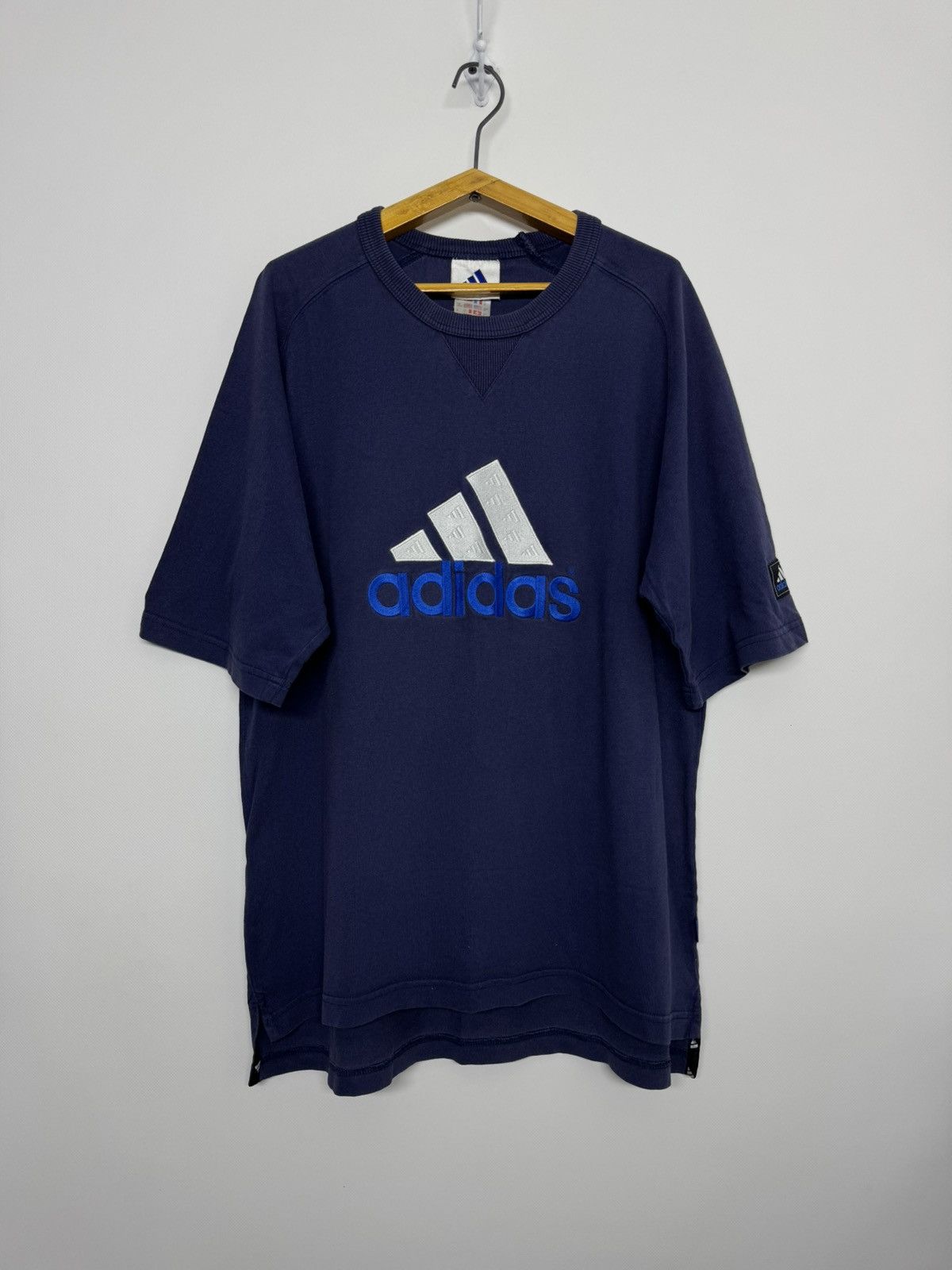 Adidas Vintage Adidas Big Logo T-Shirt 90’s Size US M / EU 48-50 / 2 - 1 Thumbnail