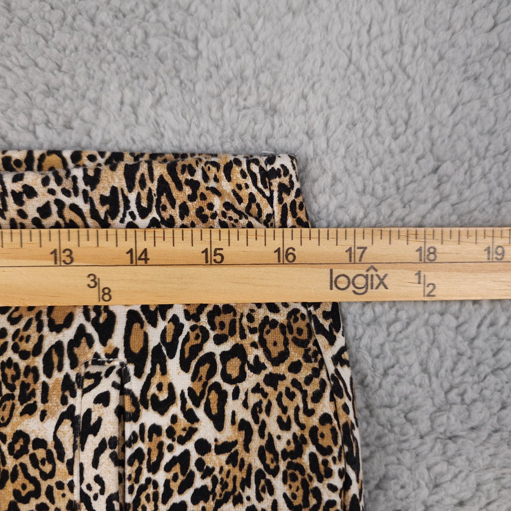 Vintage Chicos Pants Womens 1 US 8 Brown Cheetah Print So Slimming Juliet Ankle Pull On Size 30" / US 8 / IT 44 - 5 Thumbnail