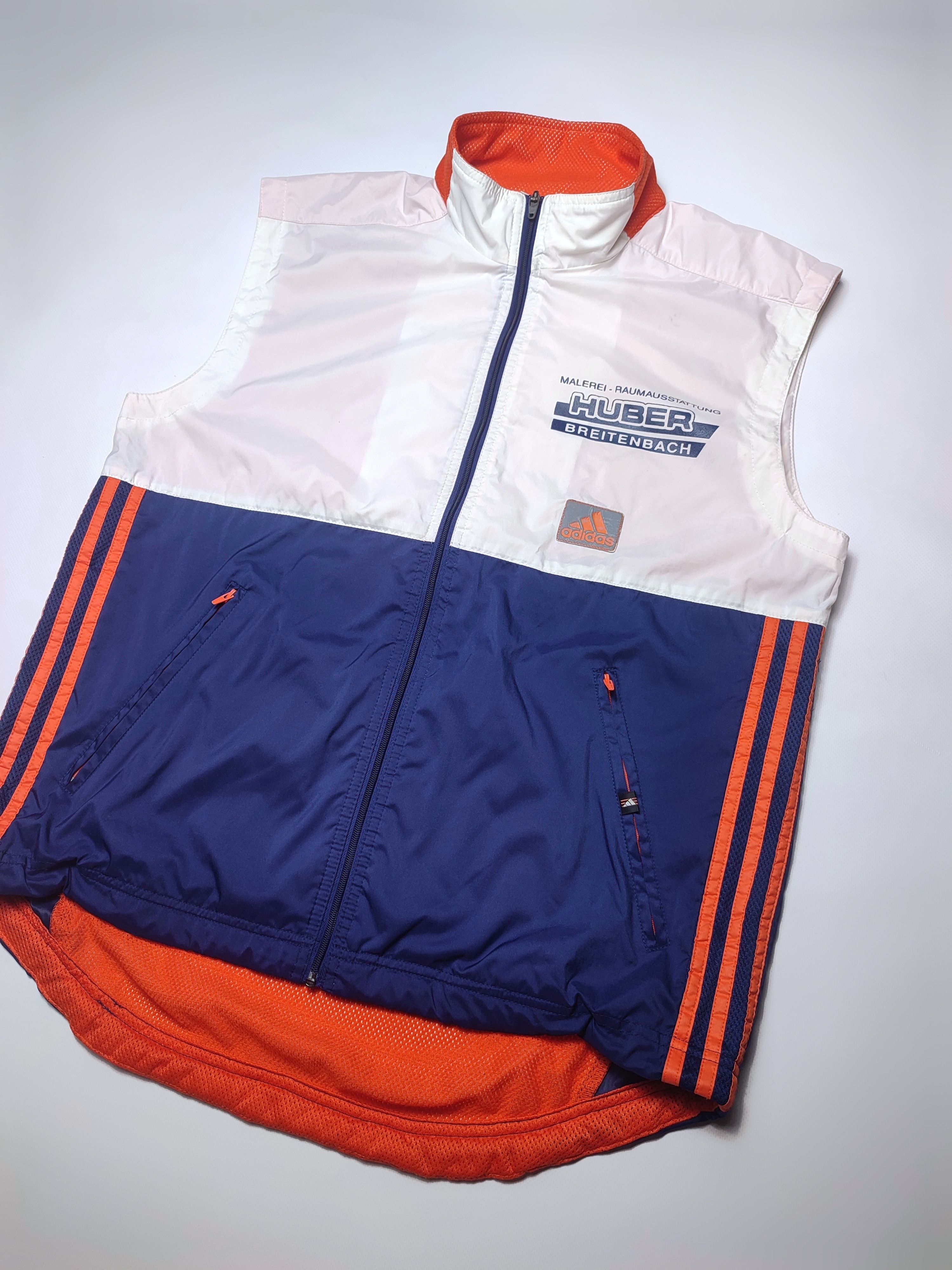 Adidas Adidas Running Rare Full Zip Reflective Logo Vest Jacket Size US M / EU 48-50 / 2 - 5 Thumbnail