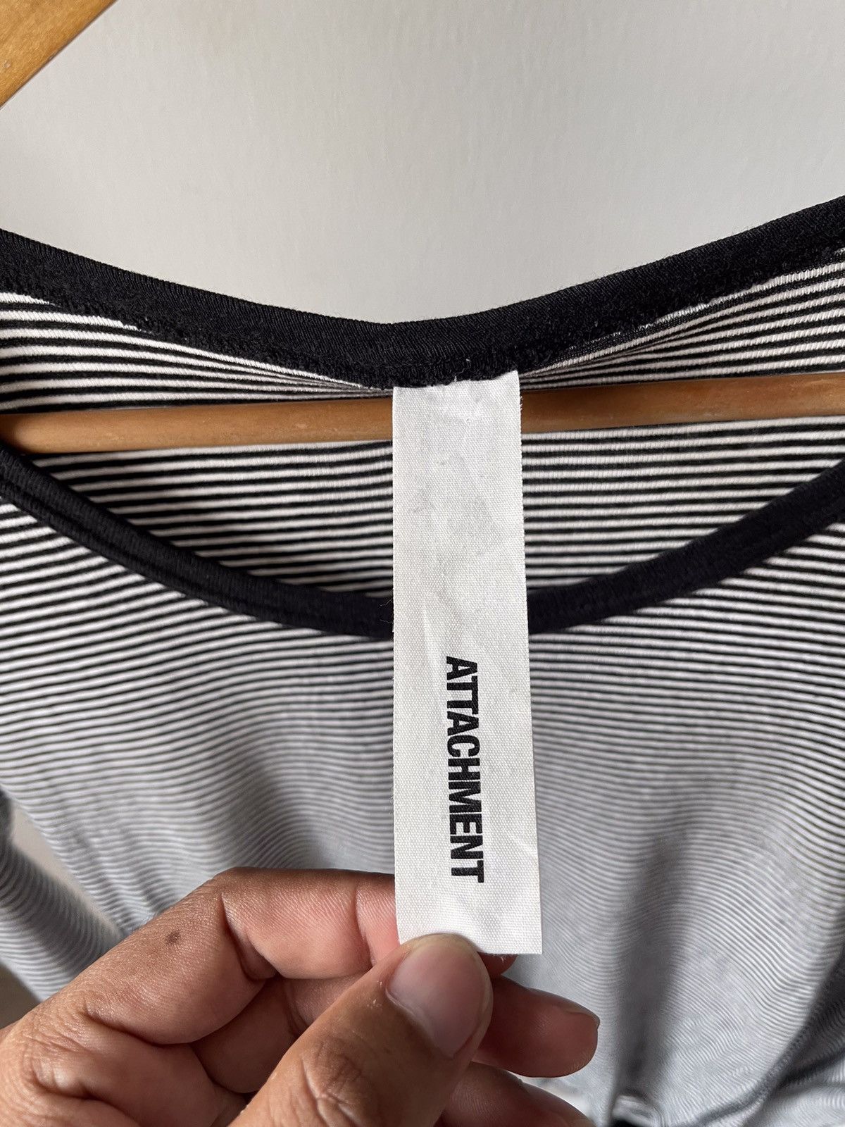 Attachment × Kazuyuki Kumagai Attachment Attachment Kazuyuki kumagai Stripe Long sleeve Size US XS / EU 42 / 0 - 6 Thumbnail