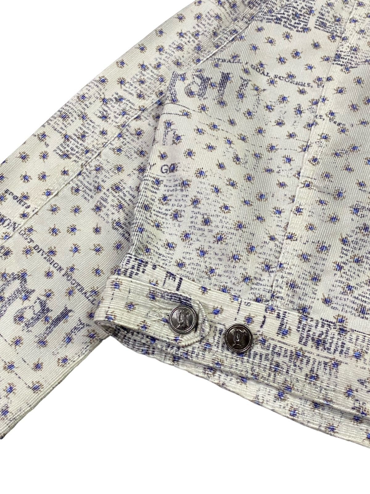 John Galliano Galliano Gazette Newspaper Corduroy Jacket Size M / US 6-8 / IT 42-44 - 17 Thumbnail