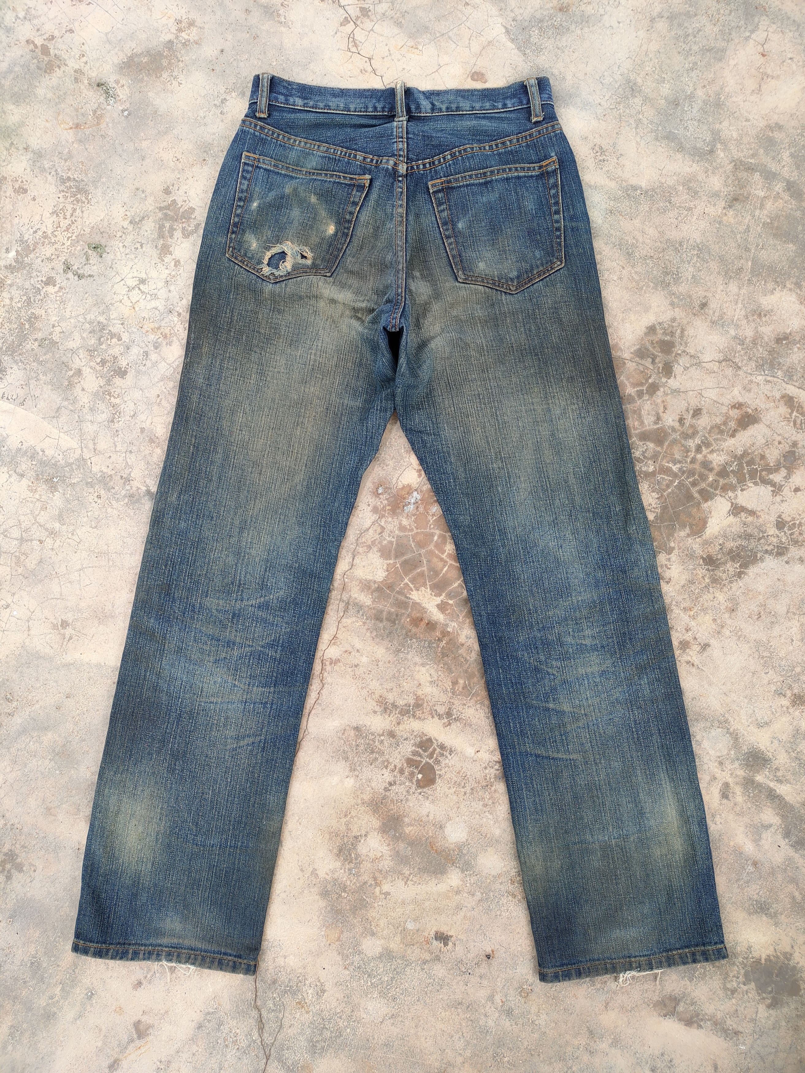 Japanese Brand VINTAGE JAPANESE RUSTY FADED JEANS DENIM PANTS Size US 29 - 2 Thumbnail