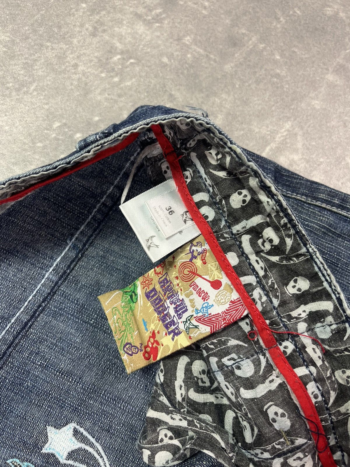 Artful Dodger Artful Dodger Paint Splattered Big Pockets Baggy Jorts Short Size US 36 / EU 52 - 8 Thumbnail