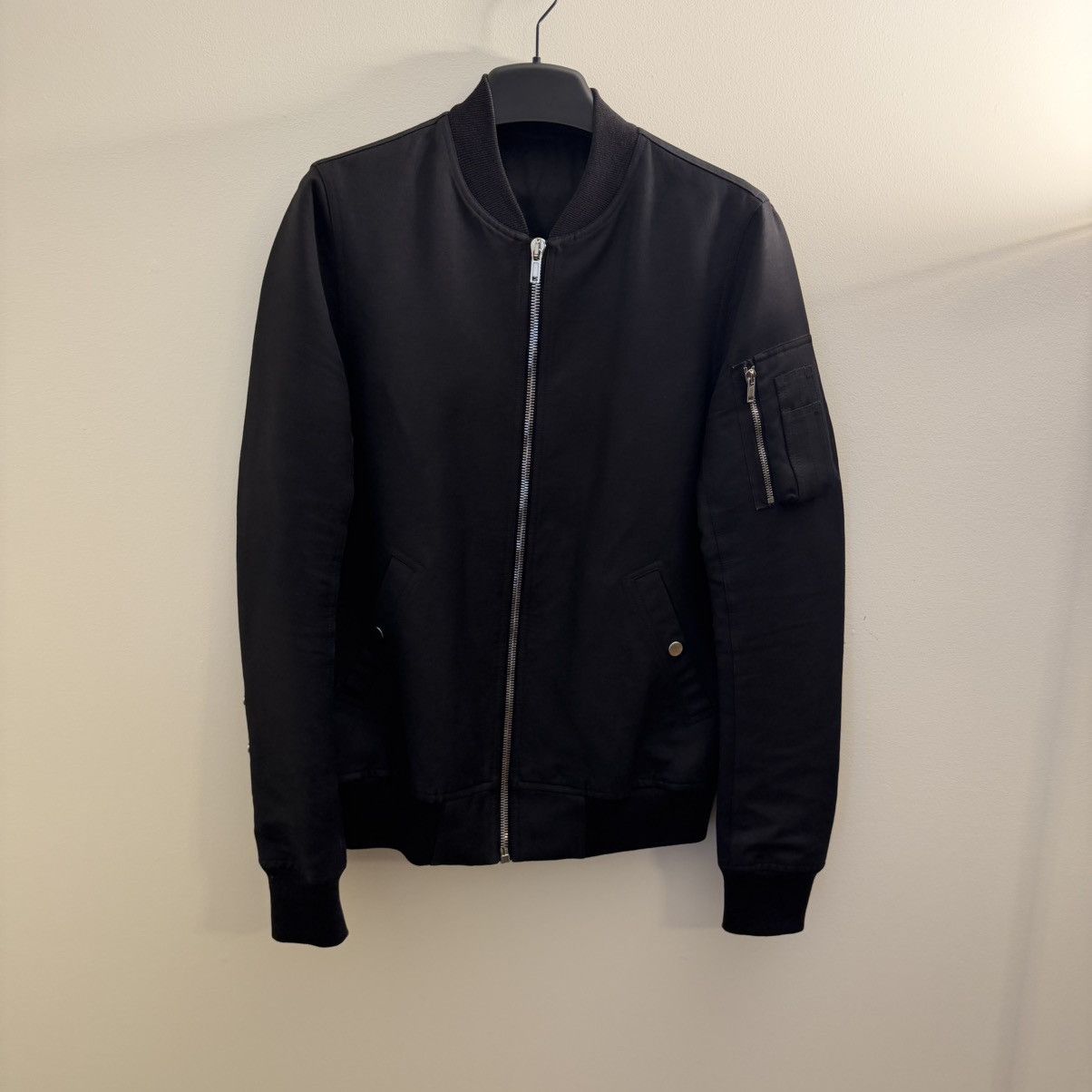 Rick Owens SS14 VICIOUS MOLLINO JACKET BLACK | Grailed