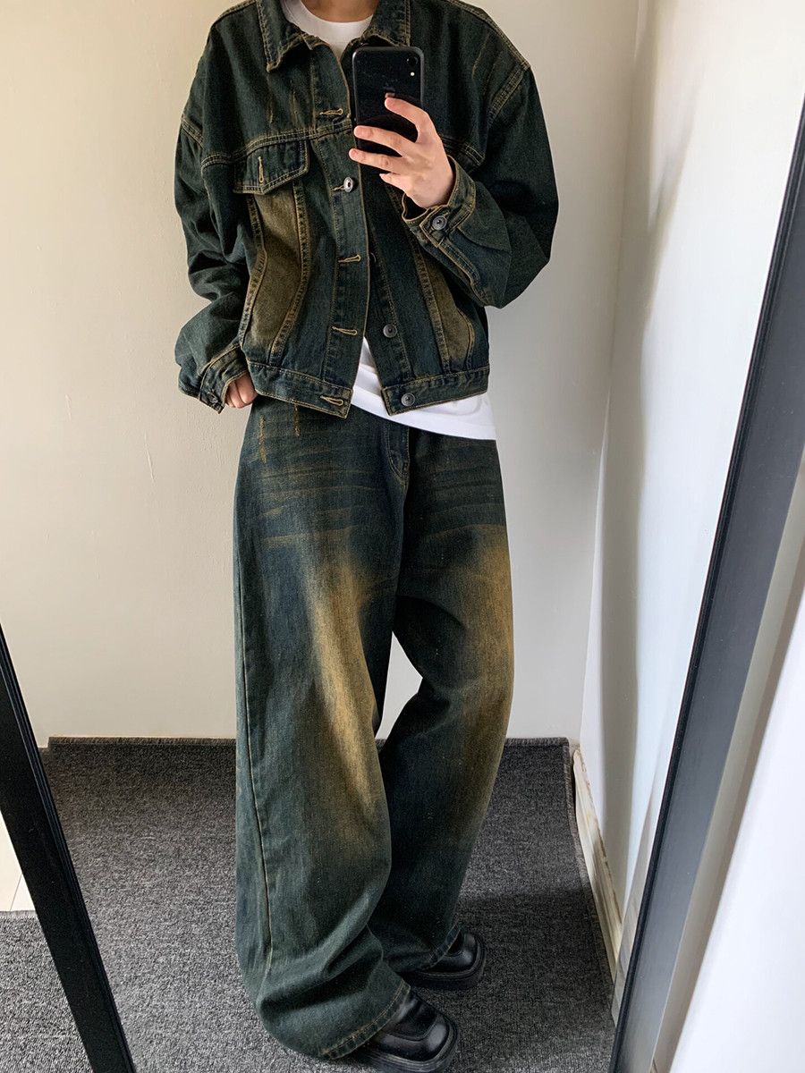 Japanese Brand × Jean 90s Retro Skater Baggy Size US 43 - 6 Thumbnail