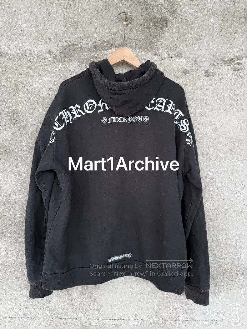 Chrome Hearts CHROME HEARTS Swearing barrage model slogan hoodie Size US L / EU 52-54 / 3 - 1 Thumbnail