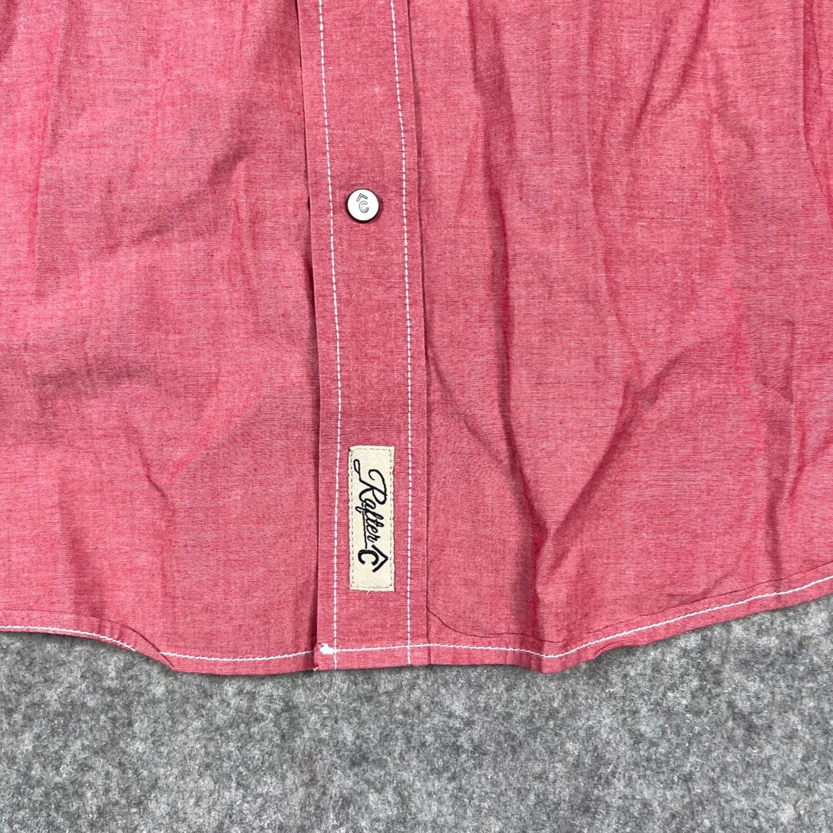 Vintage VINTAGE RafterC Pro Flex 45 Performance Shirt XL Red Snap White Stitching Western Cowboy Size US XL / EU 56 / 4 - 4 Thumbnail