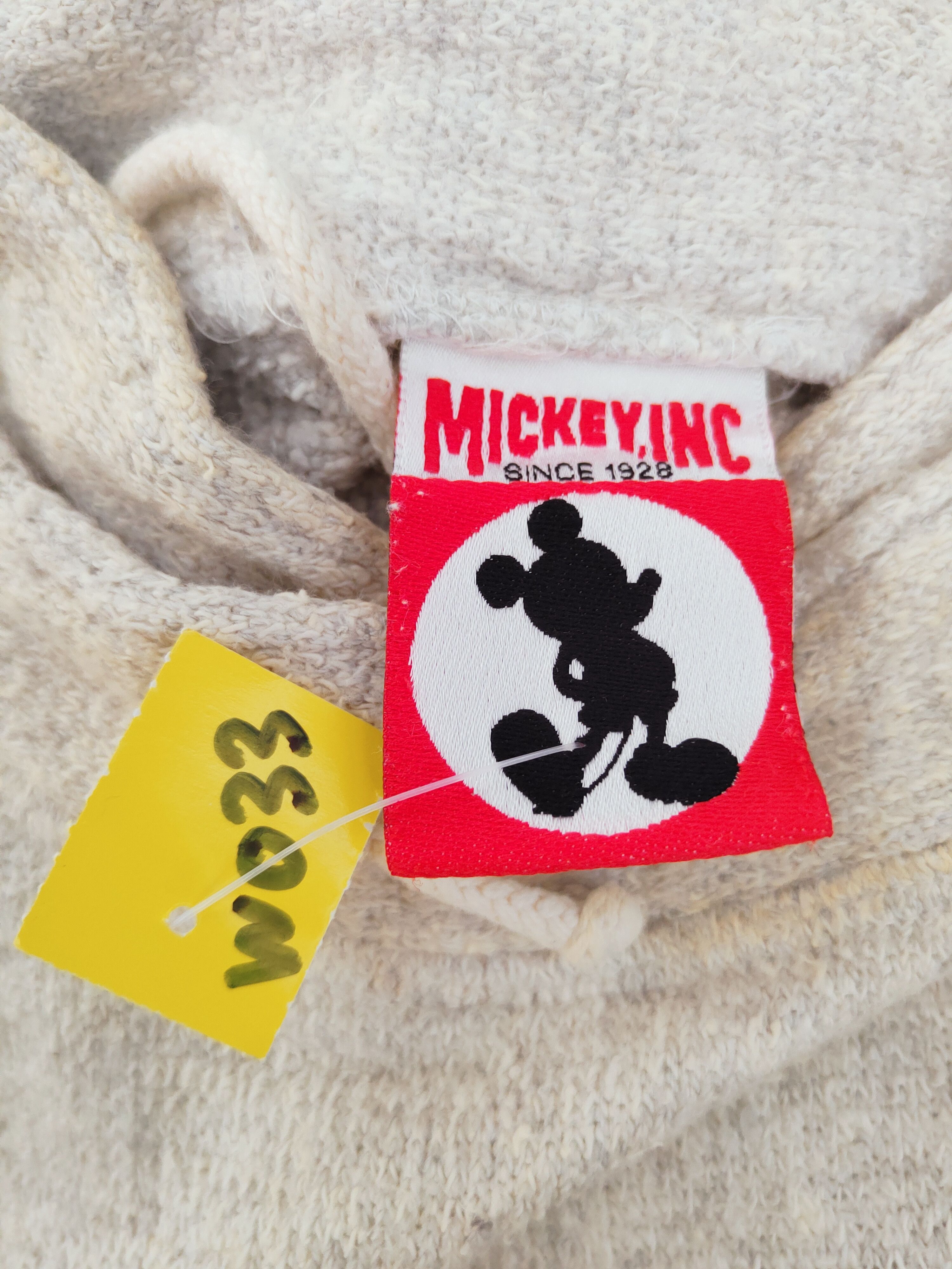 Disney × Mickey Inc × Vintage Mickey Inc Gray Mickey Mouse Sweatshirts vintage #W033 Size US L / EU 52-54 / 3 - 13 Thumbnail