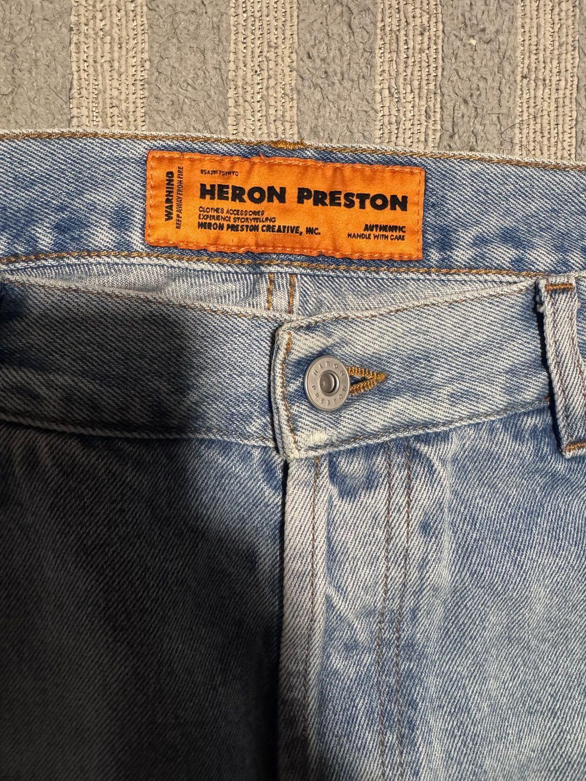 Heron Preston 2010s Heron Preston Distressed Denim Size US 36 / EU 52 - 3 Thumbnail