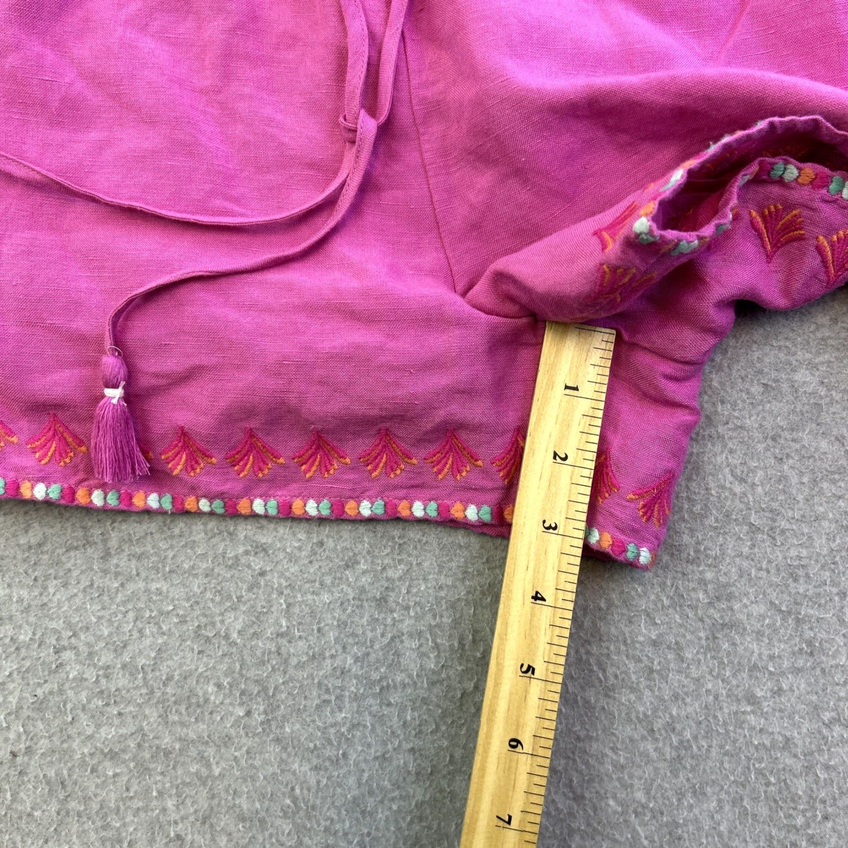 Vineyard Vines Vineyard Vines Strapless Ruffle Romper Womens XS Pink Magenta NWT Size 26" / US 2 / IT 38 - 4 Thumbnail